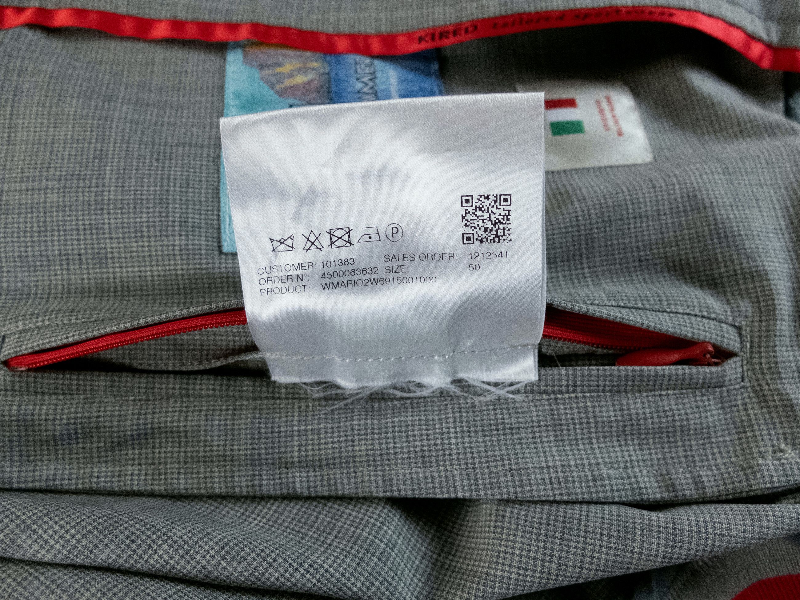 Other KIRED by Kiton Mario2 gray wool mini houndstooth jacket Size US L / EU 52-54 / 3 - 13 Thumbnail