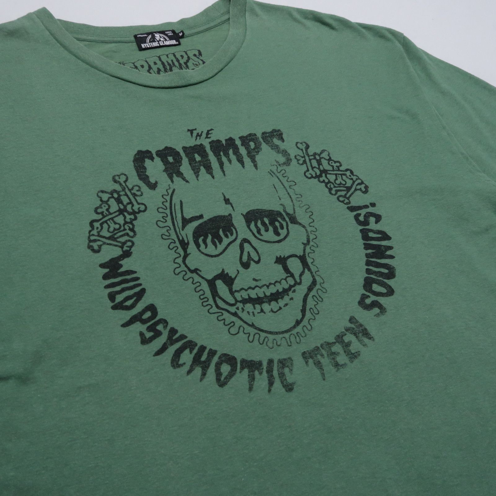 Hysteric Glamour Hysteric Glamour x The Cramps "Psychotic Skull" Tee Size US M / EU 48-50 / 2 - 7 Thumbnail