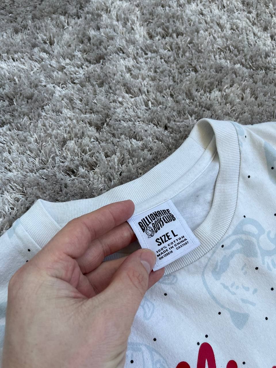 Billionaire Boys Club × Vintage BILLIONAIRE BOYS CLUB MONOGRAM LOGO TEE Size US L / EU 52-54 / 3 - 4 Thumbnail
