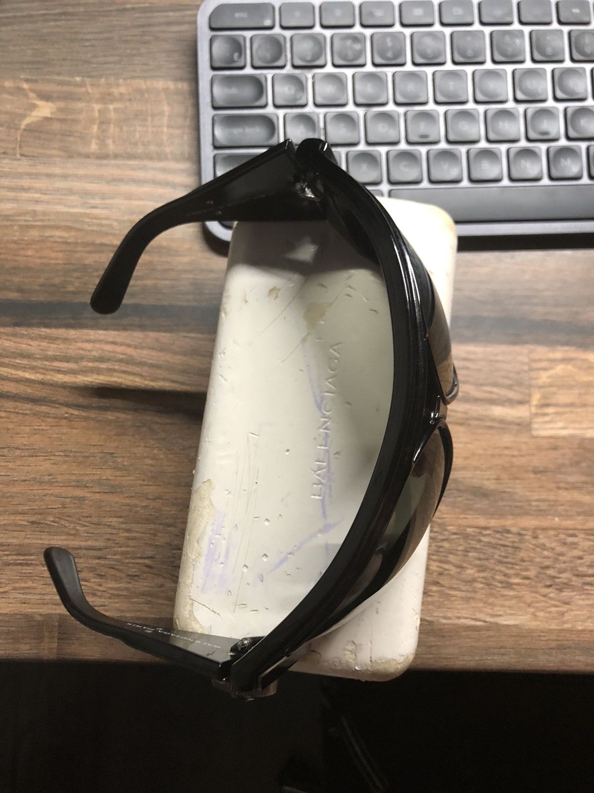Balenciaga balenciaga futuristic sunglasses by Safilo 2007 collection Size ONE SIZE - 12 Thumbnail