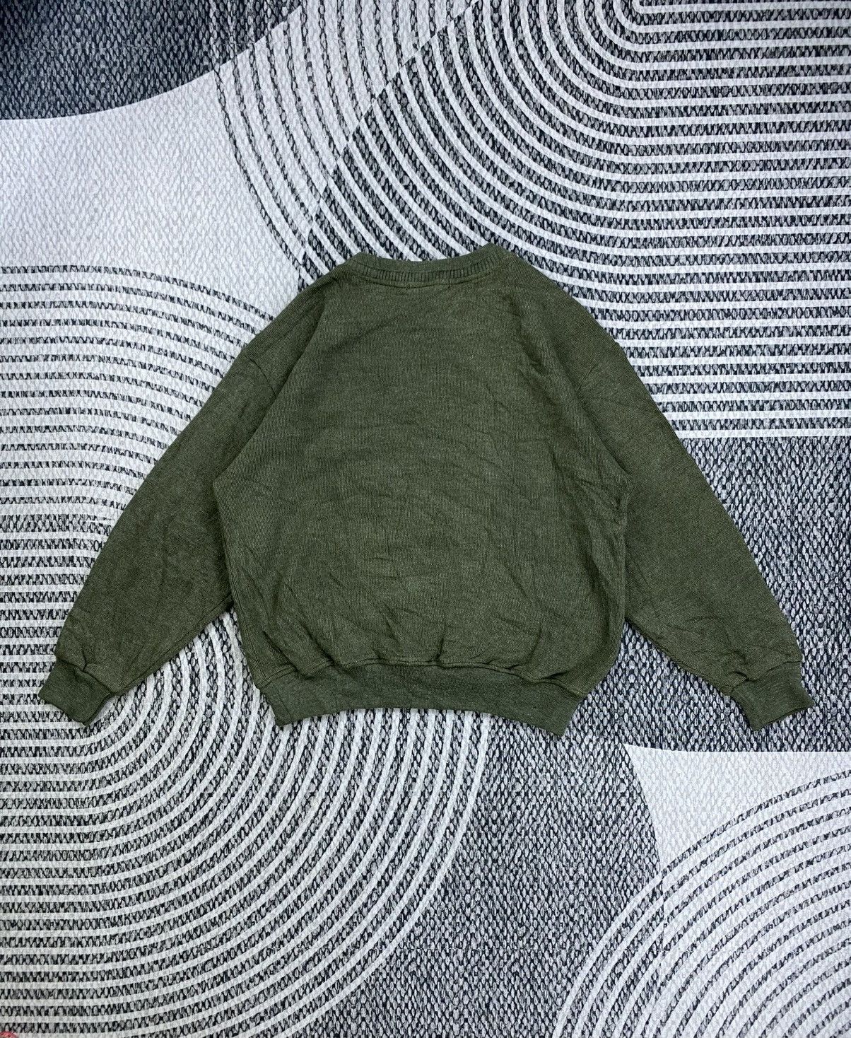 Japanese Brand Vintage Viesteni Green Olive Embroidery Sweatshirt Size US XL / EU 56 / 4 - 2 Thumbnail