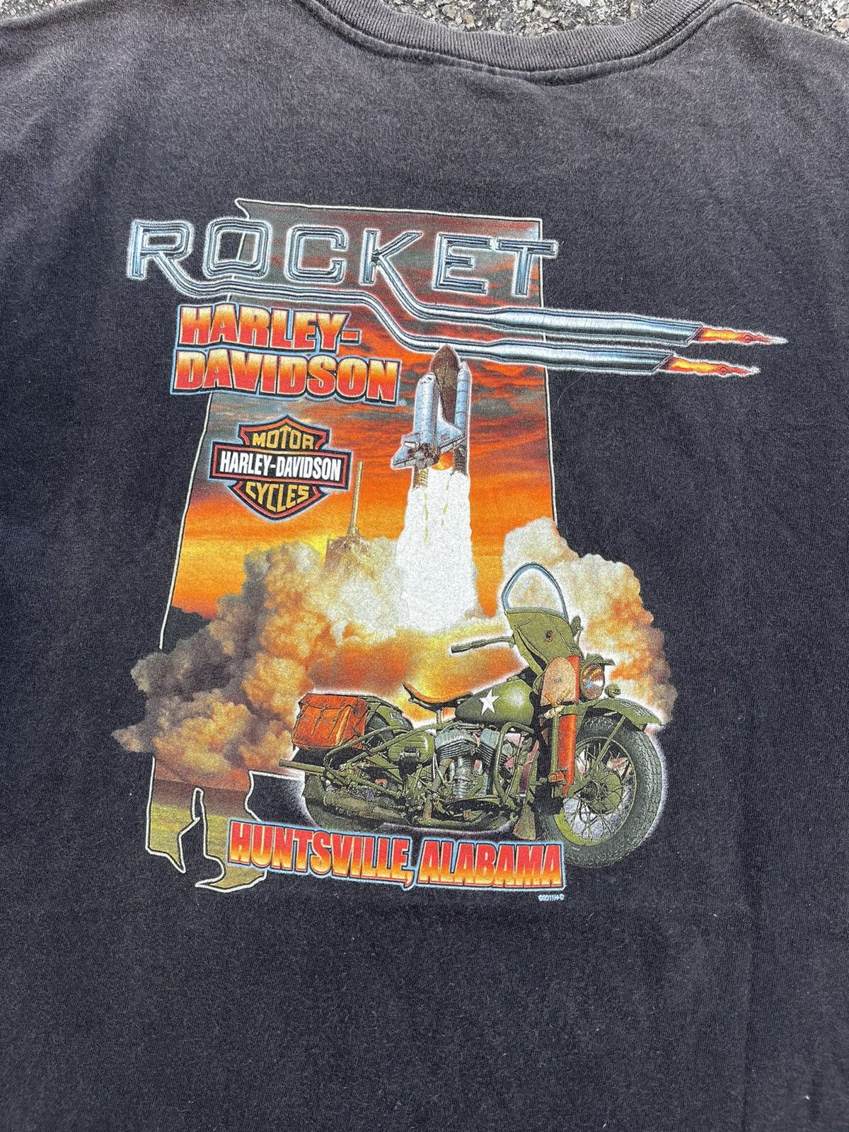 Harley Davidson × Vintage Vintage harley davidson sun faded t-shirt📸 Size US M / EU 48-50 / 2 - 6 Thumbnail