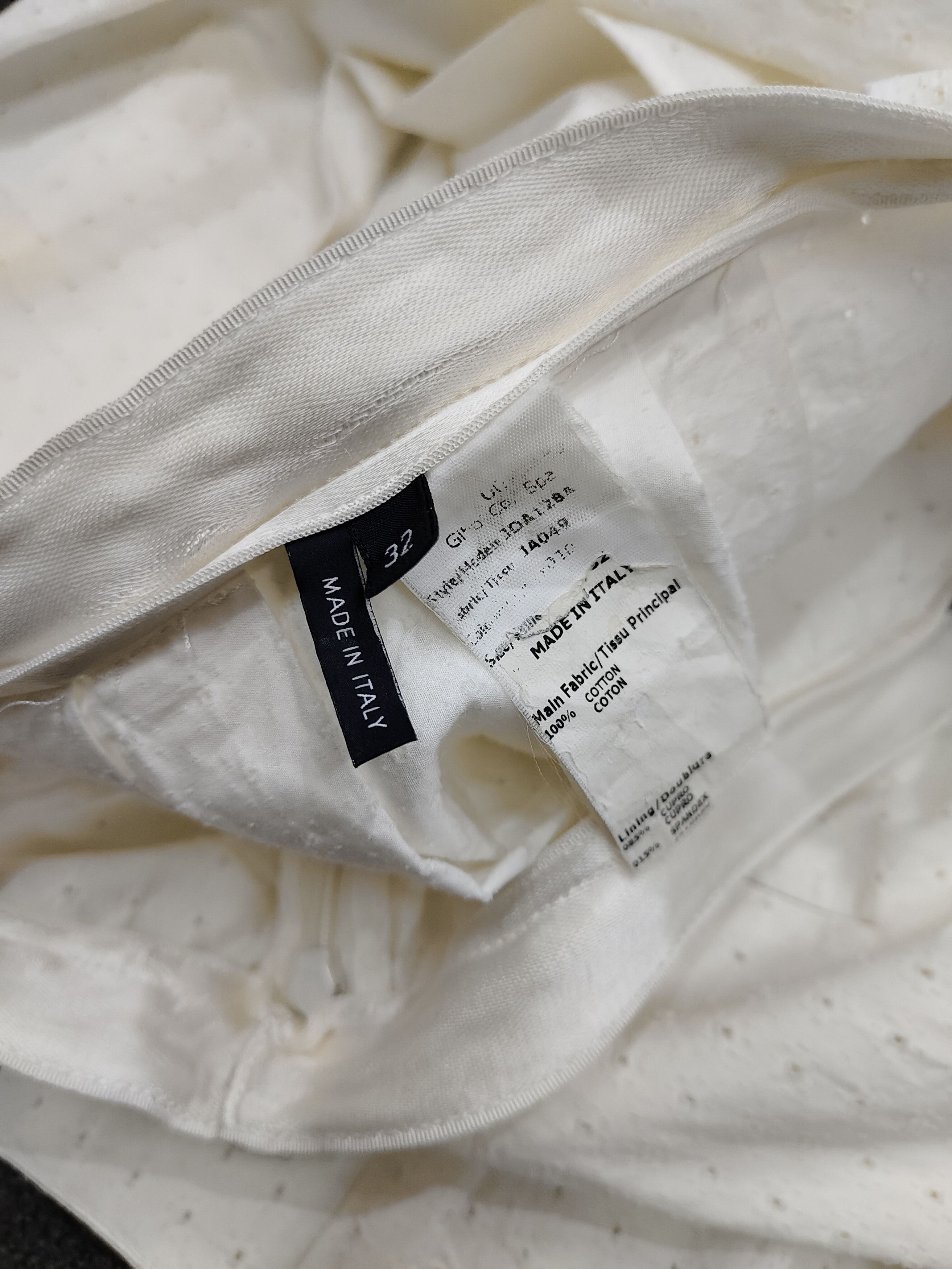 Jil Sander Jil Sander Navy - Minimal Off White Pleated Skirt Size 28" / US 6 / IT 42 - 9 Thumbnail