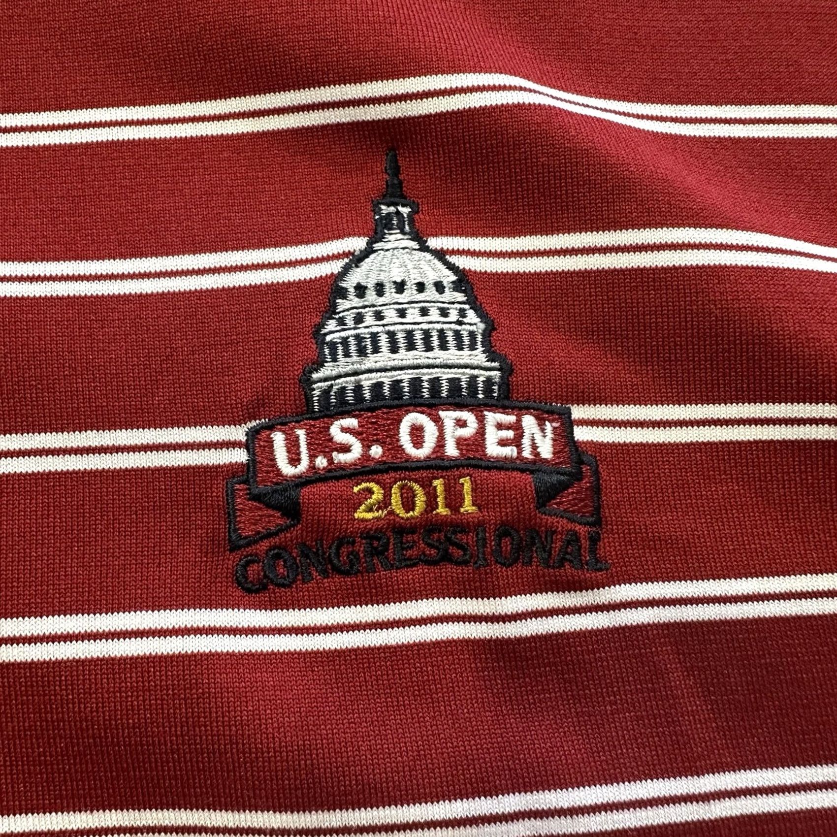 Vintage Walter Hagen Polo Shirt Mens 2XL Red Striped Hydro-Dri Golf Polo XXL Mens Size US XXL / EU 58 / 5 - 5 Thumbnail