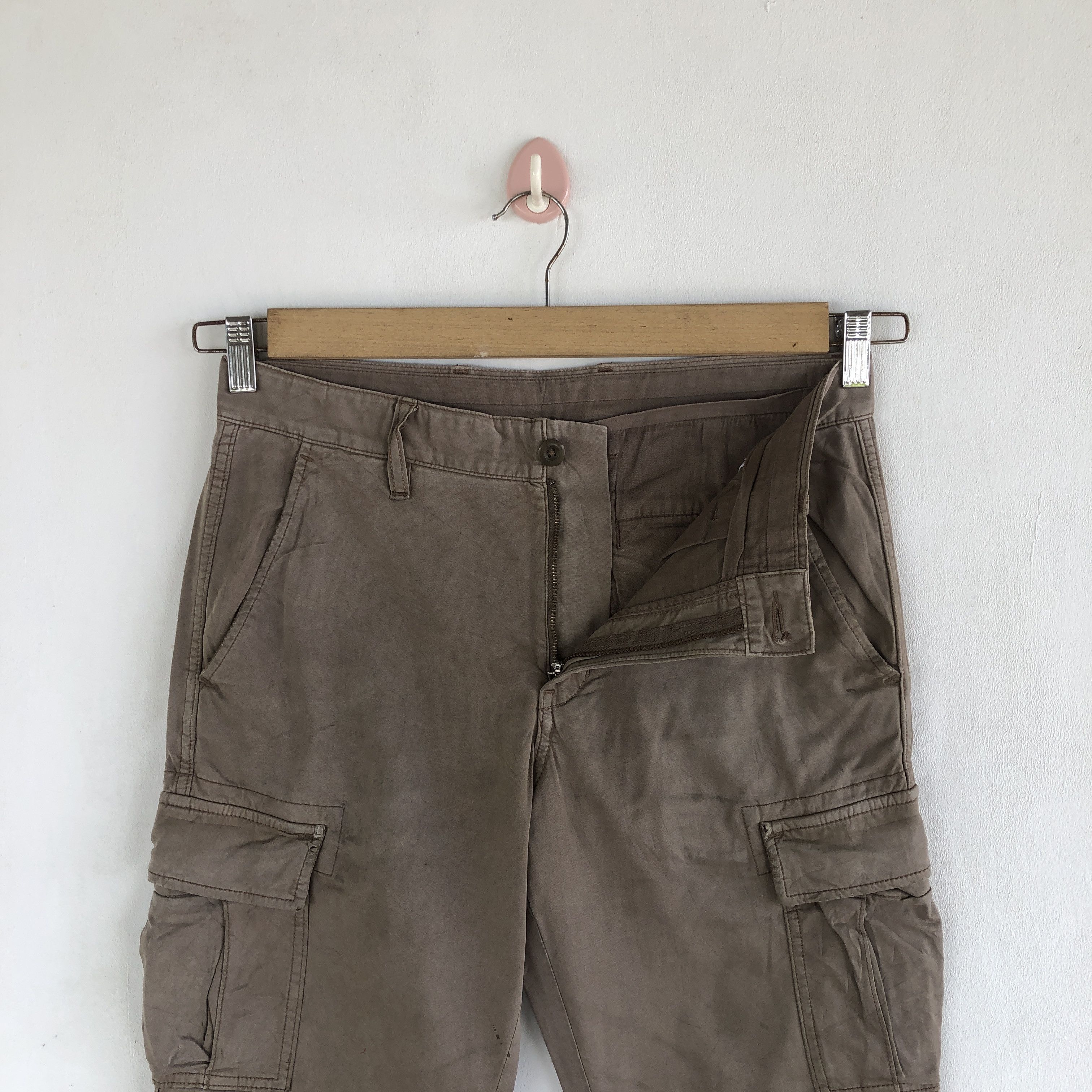 Japanese Brand Vintage Japanese Cargo Pants Multi Pocket Fatigue Trousers Size US 30 / EU 46 - 5 Thumbnail