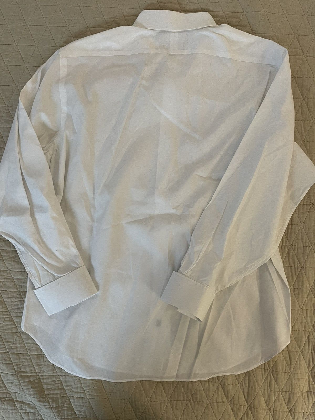 Polo Ralph Lauren × Vintage Estate Two-Ply Cotton Spread Collar French Cuff Shirt Size US XL / EU 56 / 4 - 6 Thumbnail