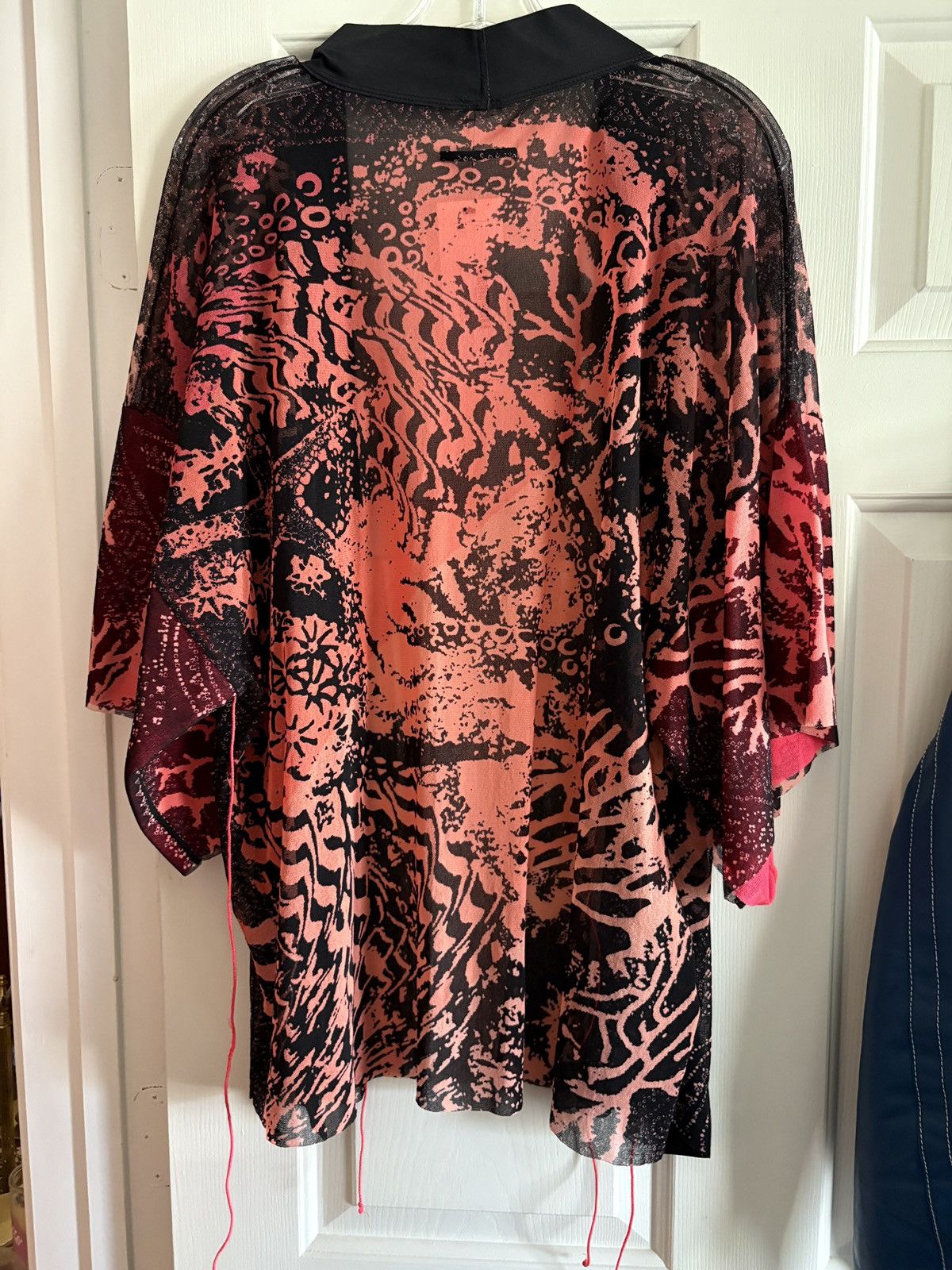 Jean Paul Gaultier Vintage Jean Paul Gaultier Mesh Wrap Top Robe Size M / US 6-8 / IT 42-44 - 6 Thumbnail