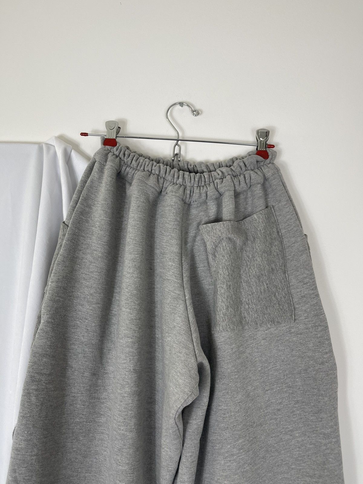 Chorley × Handmade UpCycled Deconstructed hoodie Wide leg Baggy Sweatpants Size US 34 / EU 50 - 6 Thumbnail