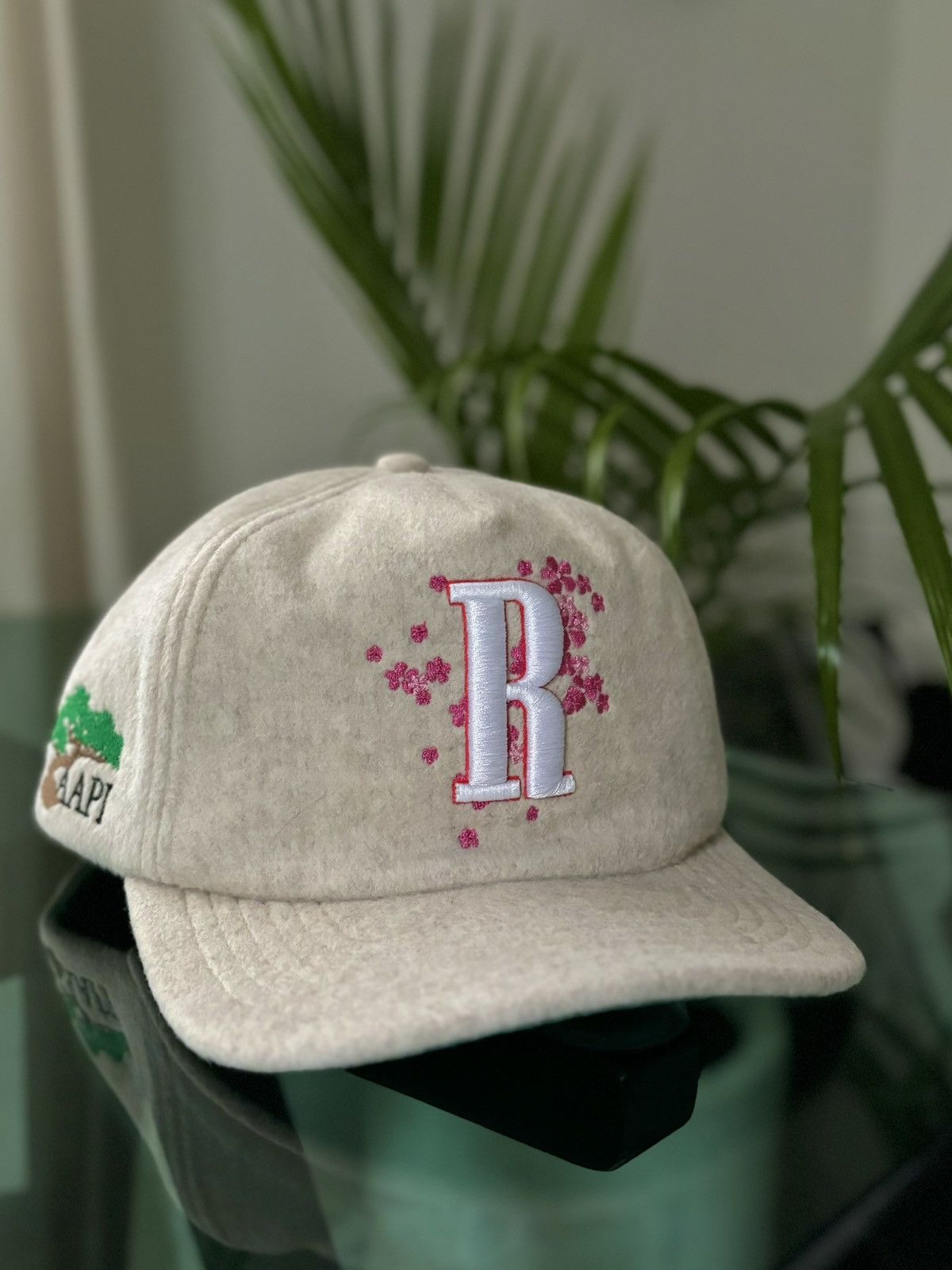 image of Rhude “Aapi” Hat Tiger in Brown, Men's