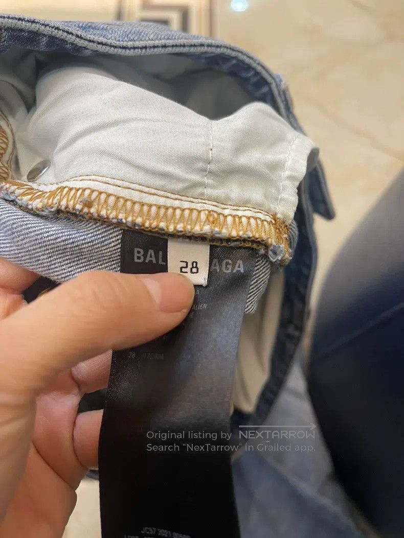 Balenciaga Balenciaga Flared Blue Denim Jeans Size 28" / US 6 / IT 42 - 6 Thumbnail