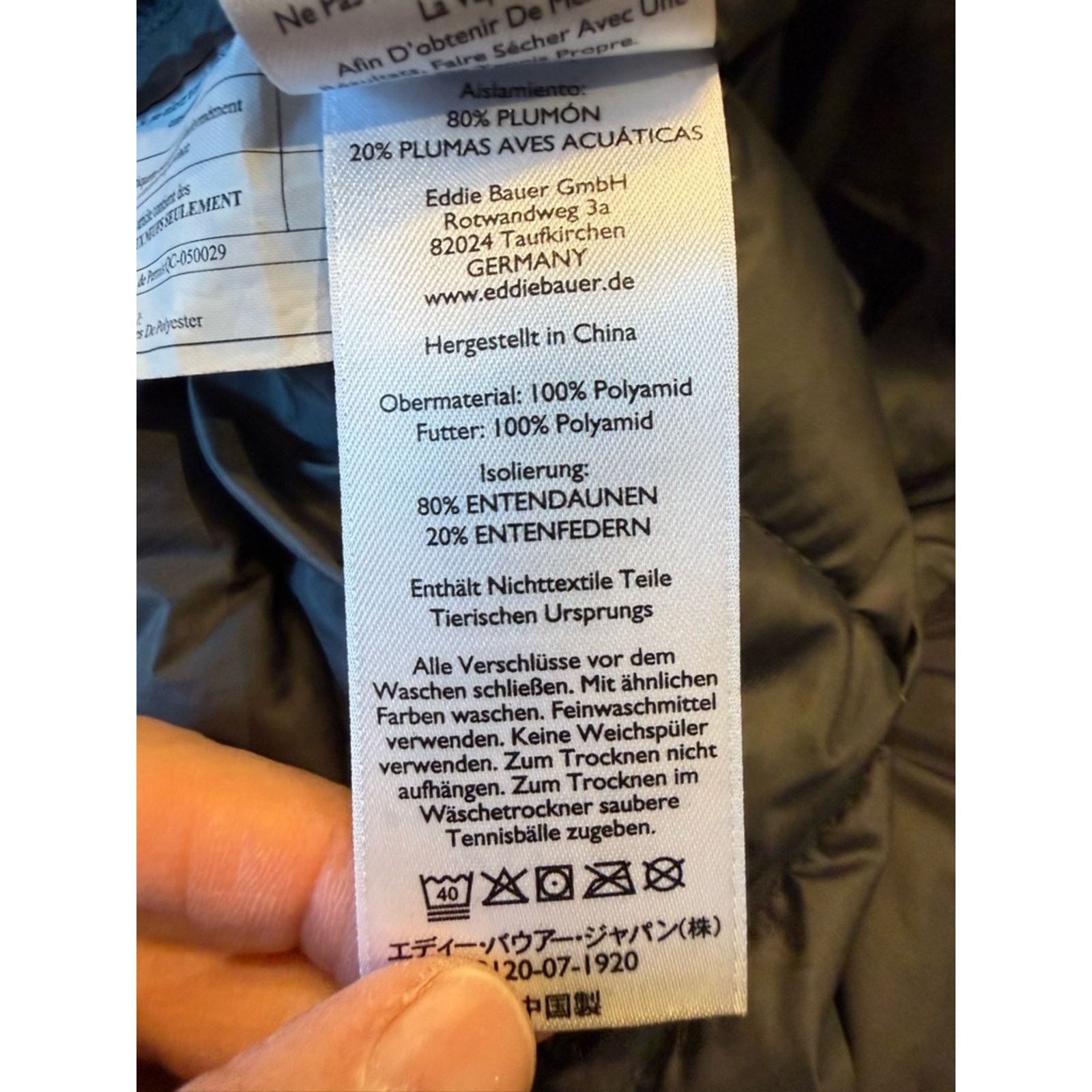 Eddie Bauer Eddie Bauer Medium Black Down Filled Puffer Jacket EB650 Size US M / EU 48-50 / 2 - 9 Thumbnail