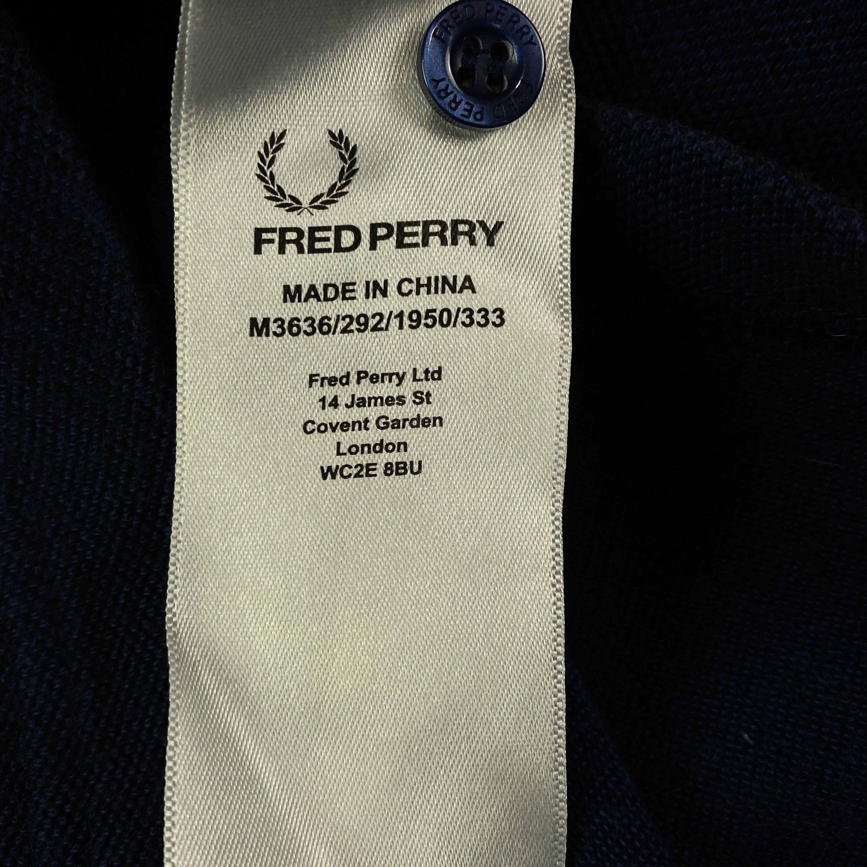 Fred Perry Mens Long Sleeve Polo T-Shirt Fred Perry Size M Cotton Size US M / EU 48-50 / 2 - 6 Thumbnail