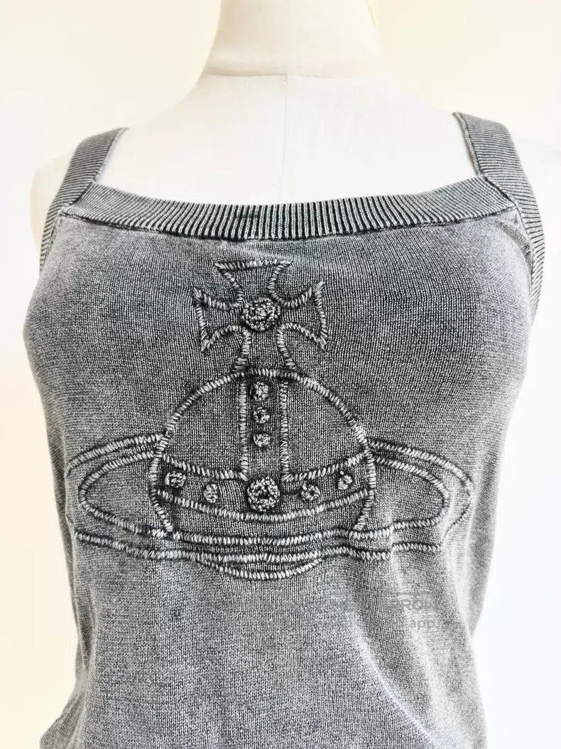 Vivienne Westwood Vivienne Westwood Gray Distressed Saturn Vest Strapless Size M / US 6-8 / IT 42-44 - 6 Thumbnail