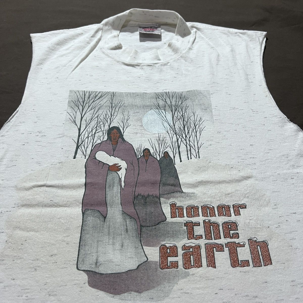 Band Tees Vintage 90s Indigo Girls Honor The Earth Tour Promo Tee Size US M / EU 48-50 / 2 - 2 Thumbnail