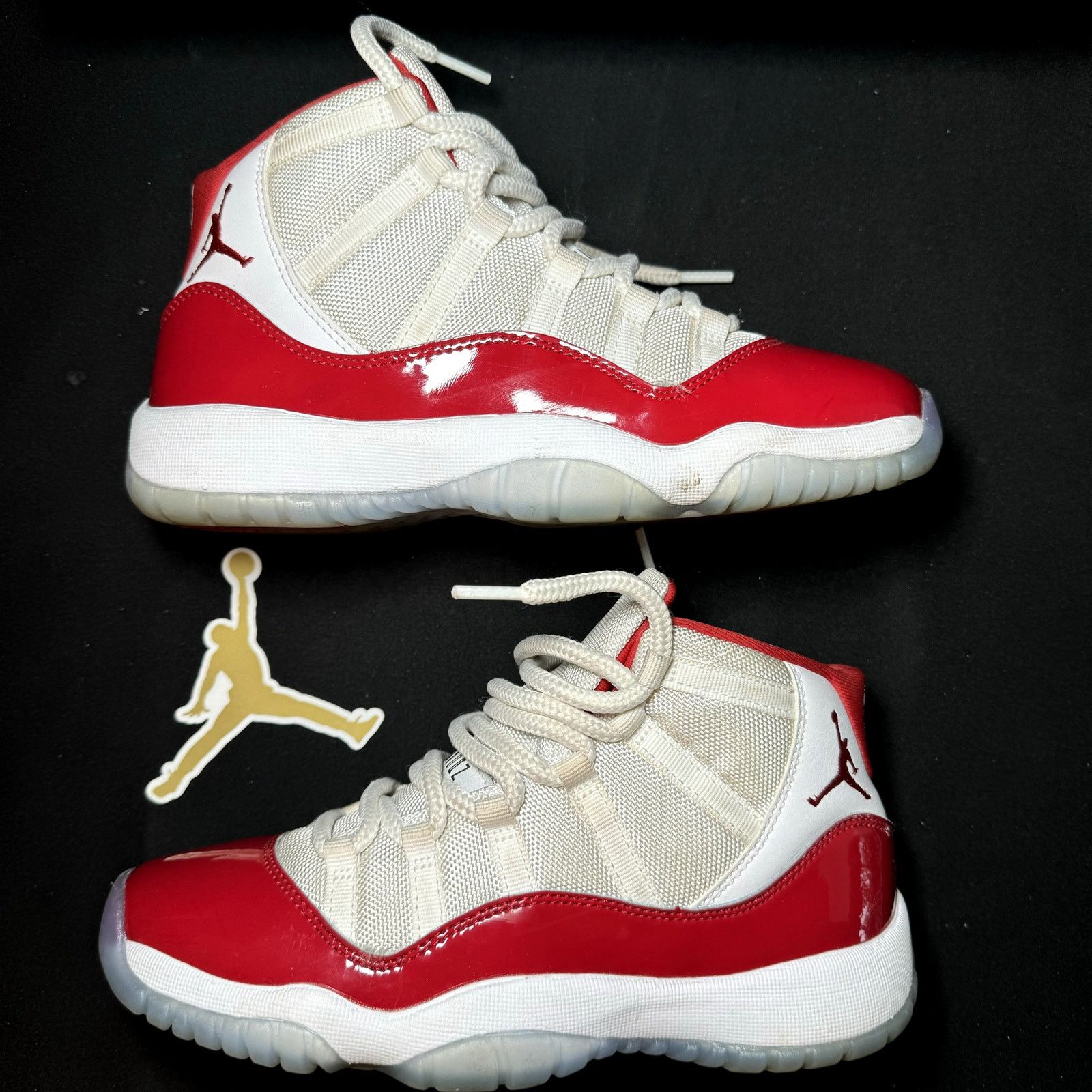 Jordan Brand × Nike Size 5 - Nike Air Jordan 11 Retro GS Cherry 2022 Men's Shoes Size US 5 / EU 37 - 3 Thumbnail