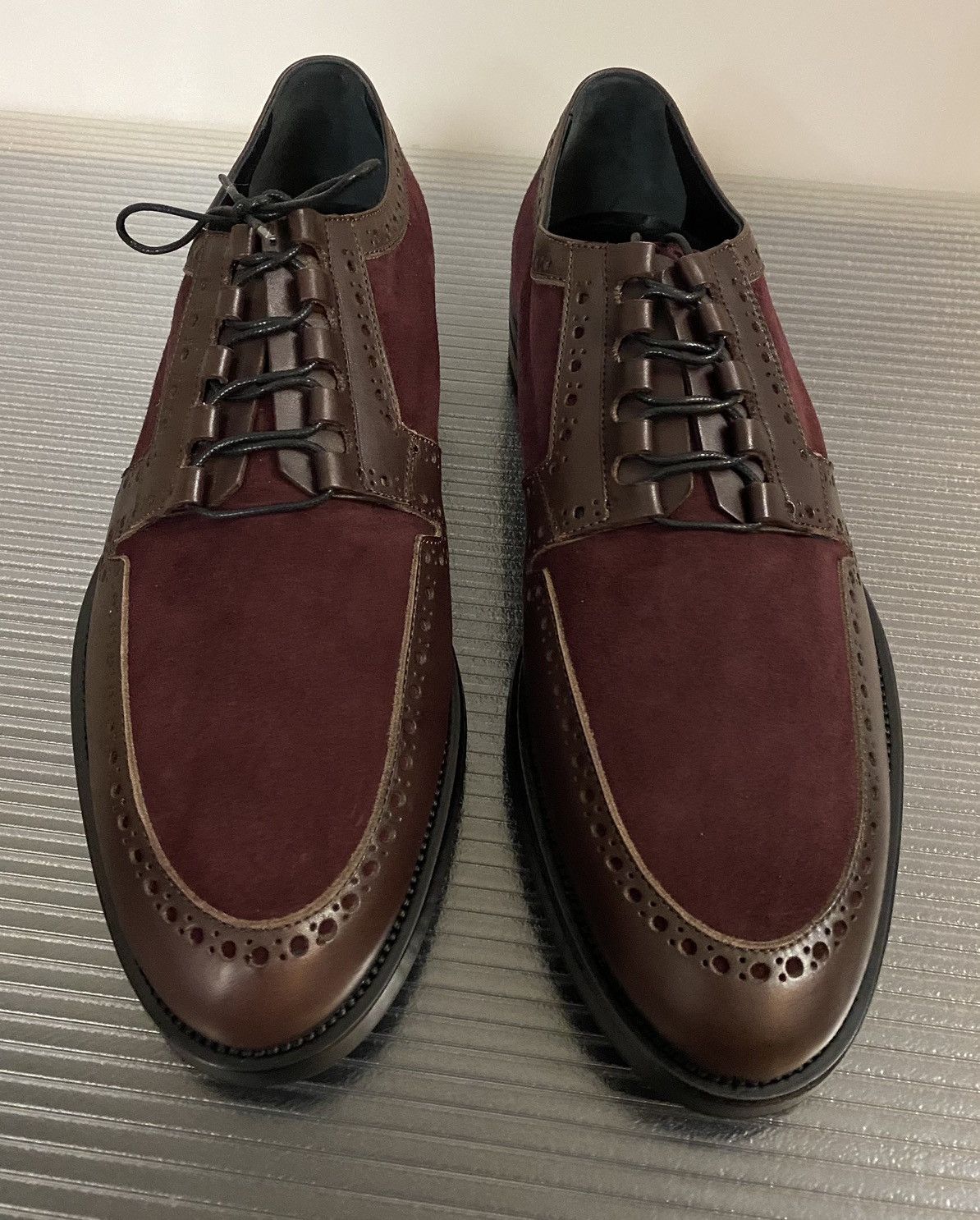 Mr. Hare Mr. Hare calf leather cashmere suede oxblood deacon 11 NEW Size US 11 / EU 44 - 4 Thumbnail