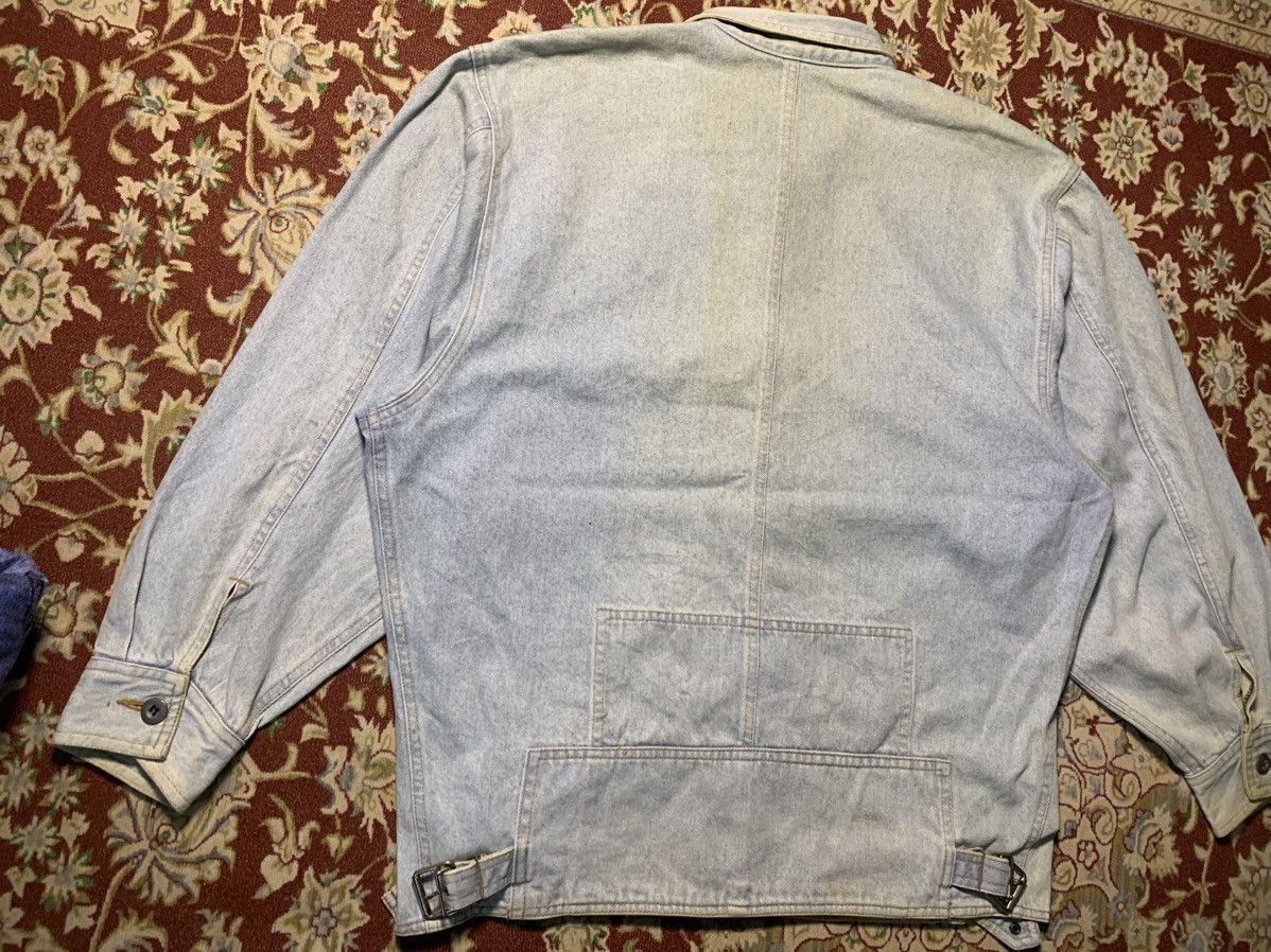 Marithe + Francois Girbaud 80s MARITHE FRANCOIS GIRBAUD DENIM JACKET BUCKLE SIDE Size US XL / EU 56 / 4 - 8 Thumbnail