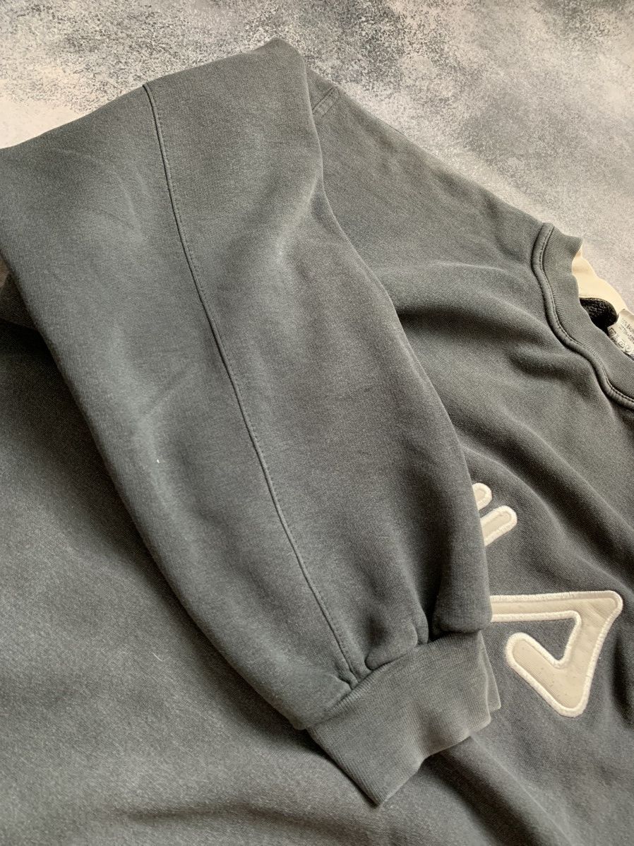 Fila × Vintage Vintage Y2K Fila Heavy Cotton Center Logo Boxy Sweatshirt Size US XL / EU 56 / 4 - 14 Thumbnail