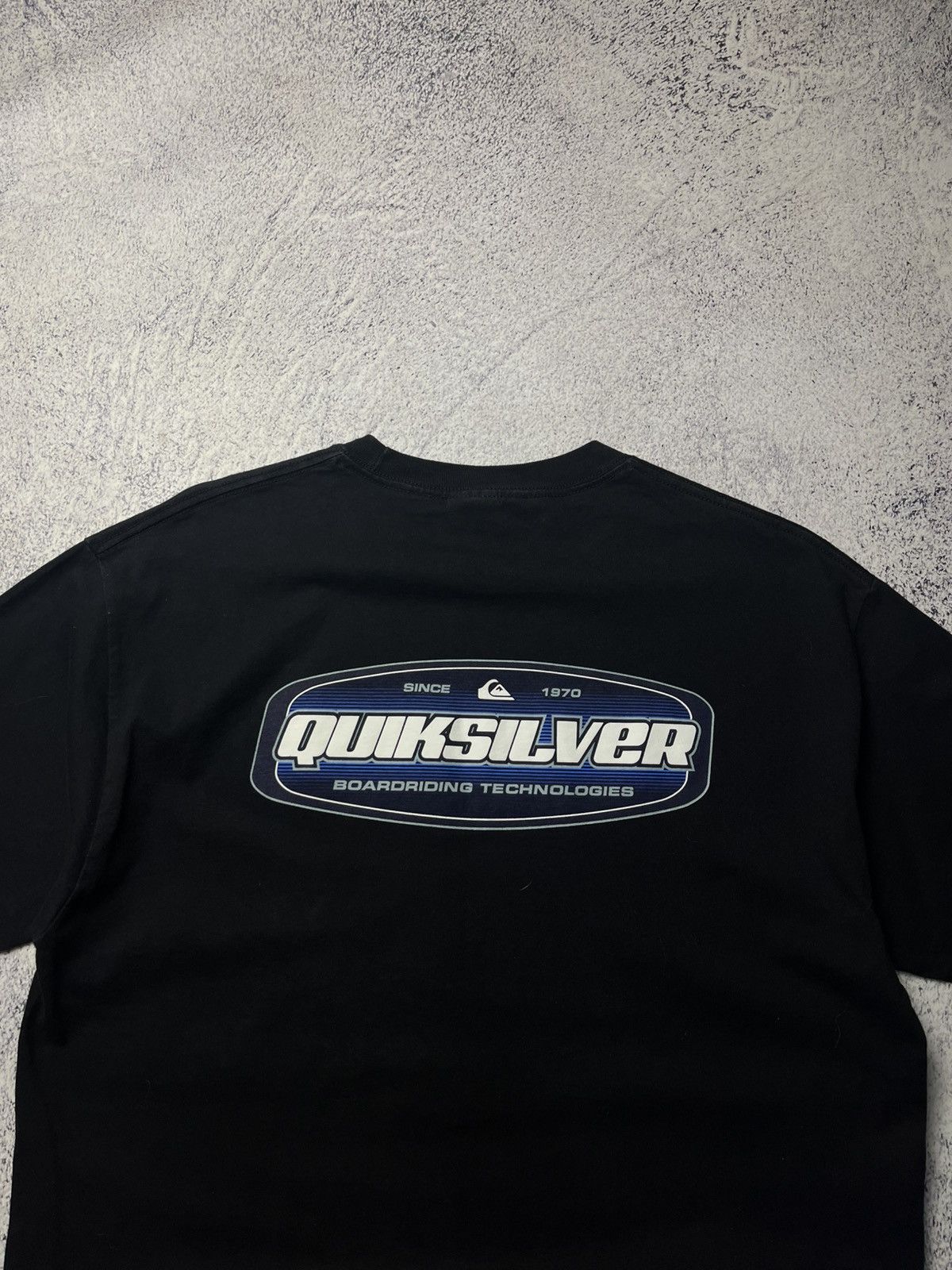 Quiksilver Vintage Quiksilver Big Logo Black T Shirt Y2K Rare Size US L / EU 52-54 / 3 - 21 Thumbnail