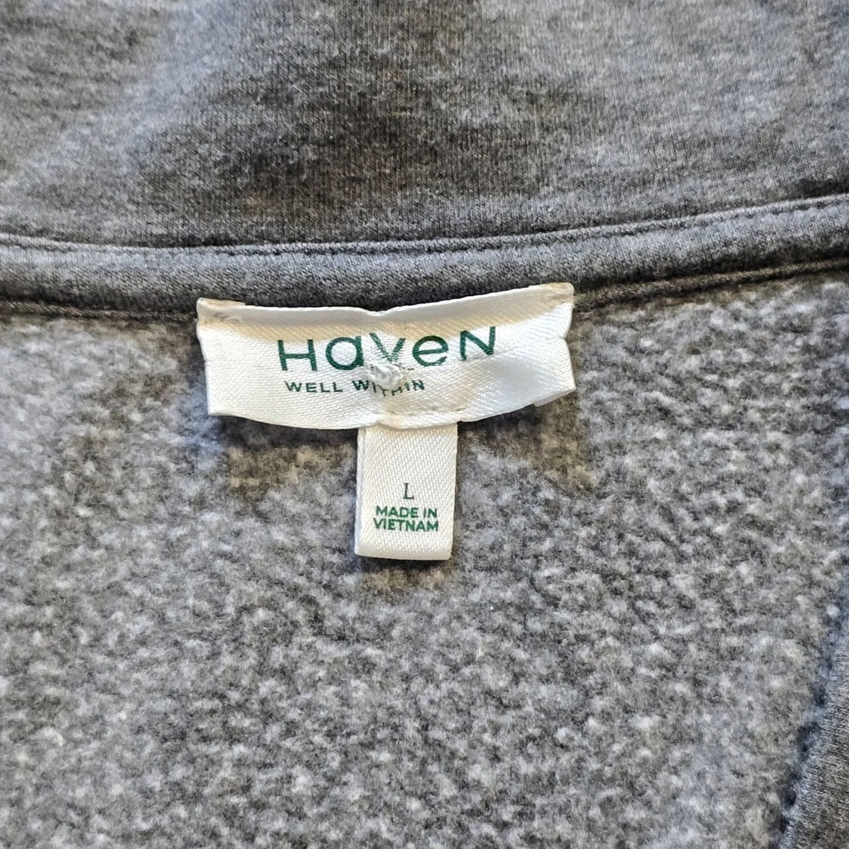 Vintage Haven Sweater Cardigan Women Size L Gray Pockets Casual Knit Shirt sweatshirt? Size L / US 10 / IT 46 - 3 Thumbnail