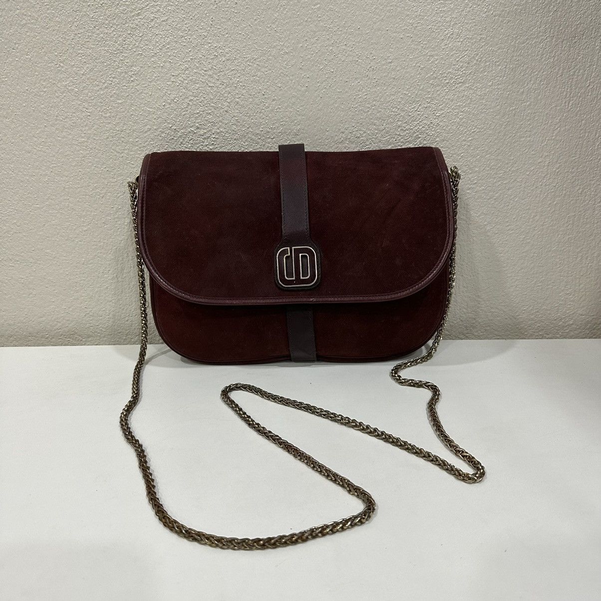 Christian Dior Monsieur ‼️YES‼️ VINTAGE CHRISTIAN DIOR CD SUEDE LEATHER CROSSBODY BAG Size ONE SIZE - 2 Thumbnail