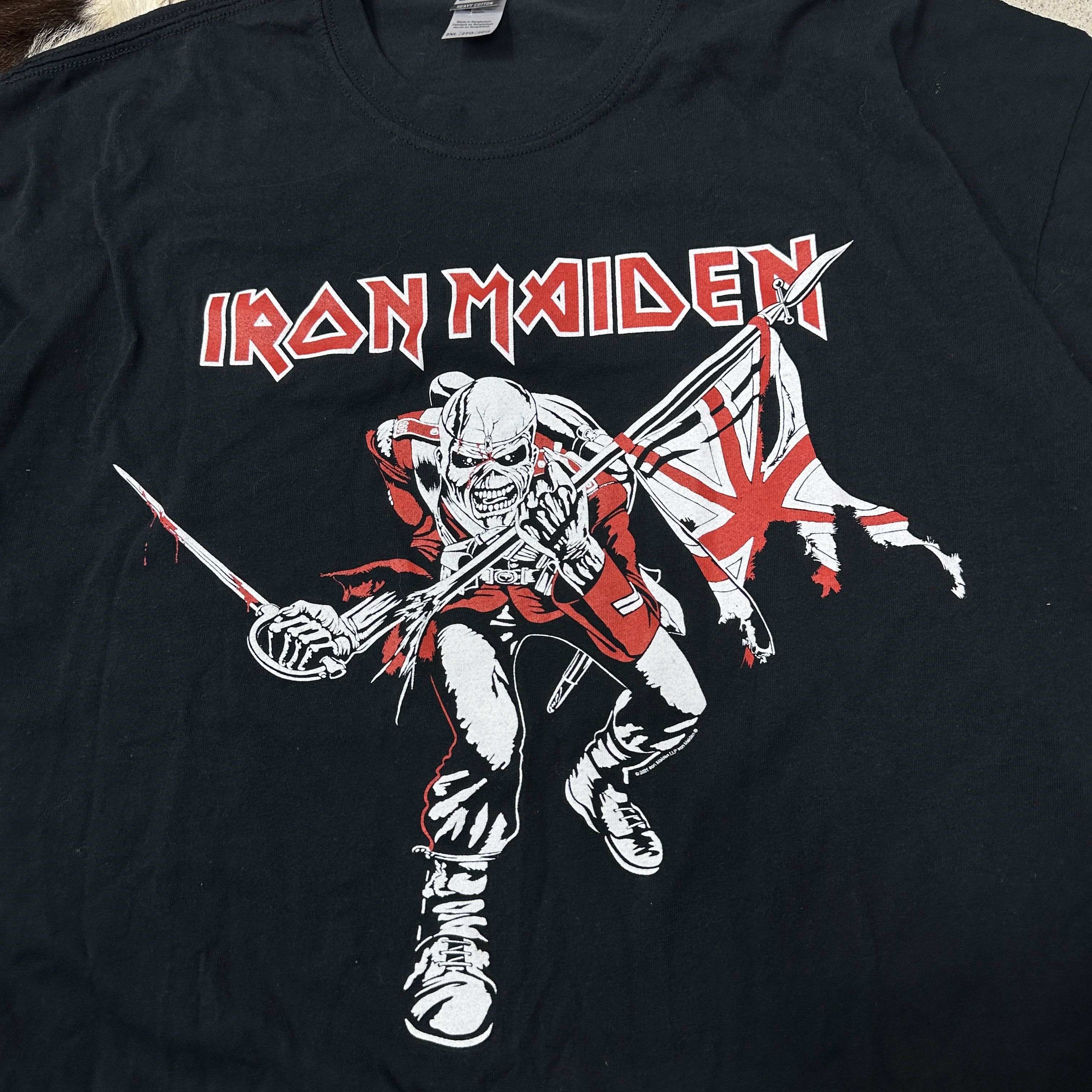 Iron Maiden Vintage Metal Bandtee Printed Iron Maiden T-shirt Y2K Size US XXL / EU 58 / 5 - 2 Thumbnail