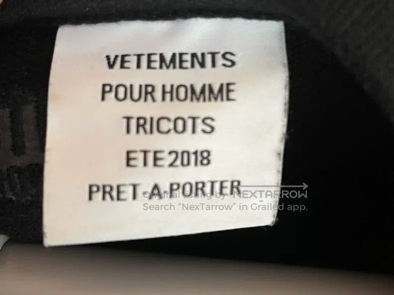 Vetements Vetements hoodie Size US S / EU 44-46 / 1 - 4 Thumbnail