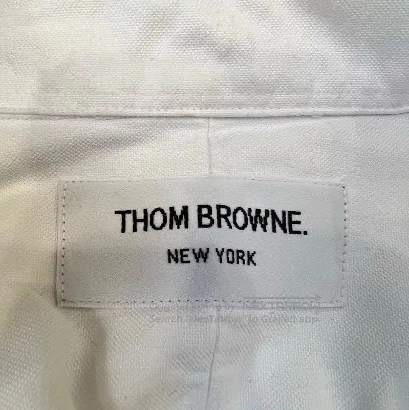 Thom Browne Thom Browne White Cotton Long Sleeve Shirt . Size M / US 6-8 / IT 42-44 - 6 Thumbnail