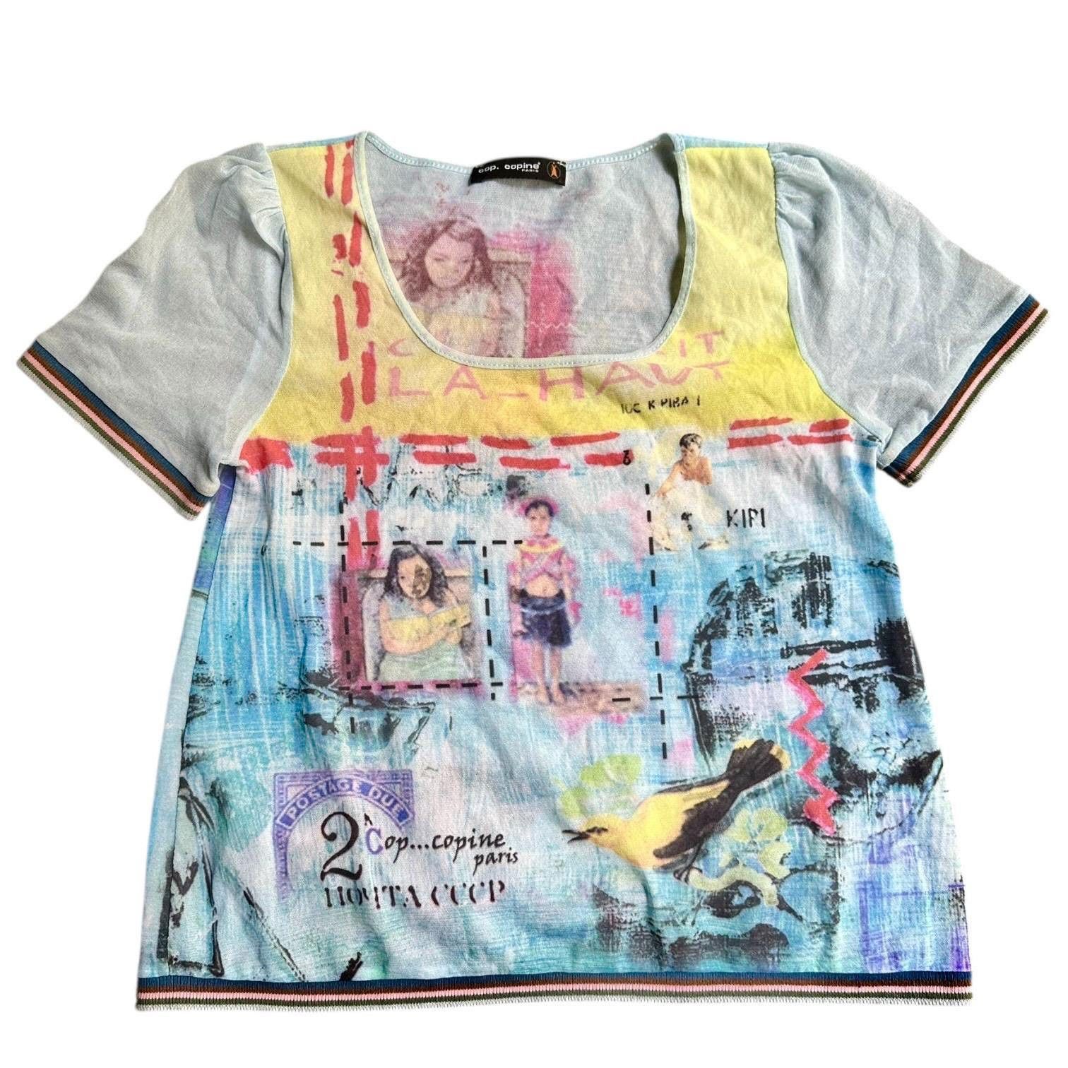 Cop Copine The Cop Copine Hawaii Meshtop Tee Size ONE SIZE - 1 Thumbnail