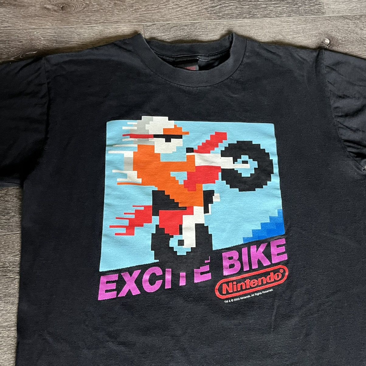 Nintendo Vintage 2003 Nintendo Excitebike Video Game Graphic T Shirt Size US M / EU 48-50 / 2 - 3 Thumbnail