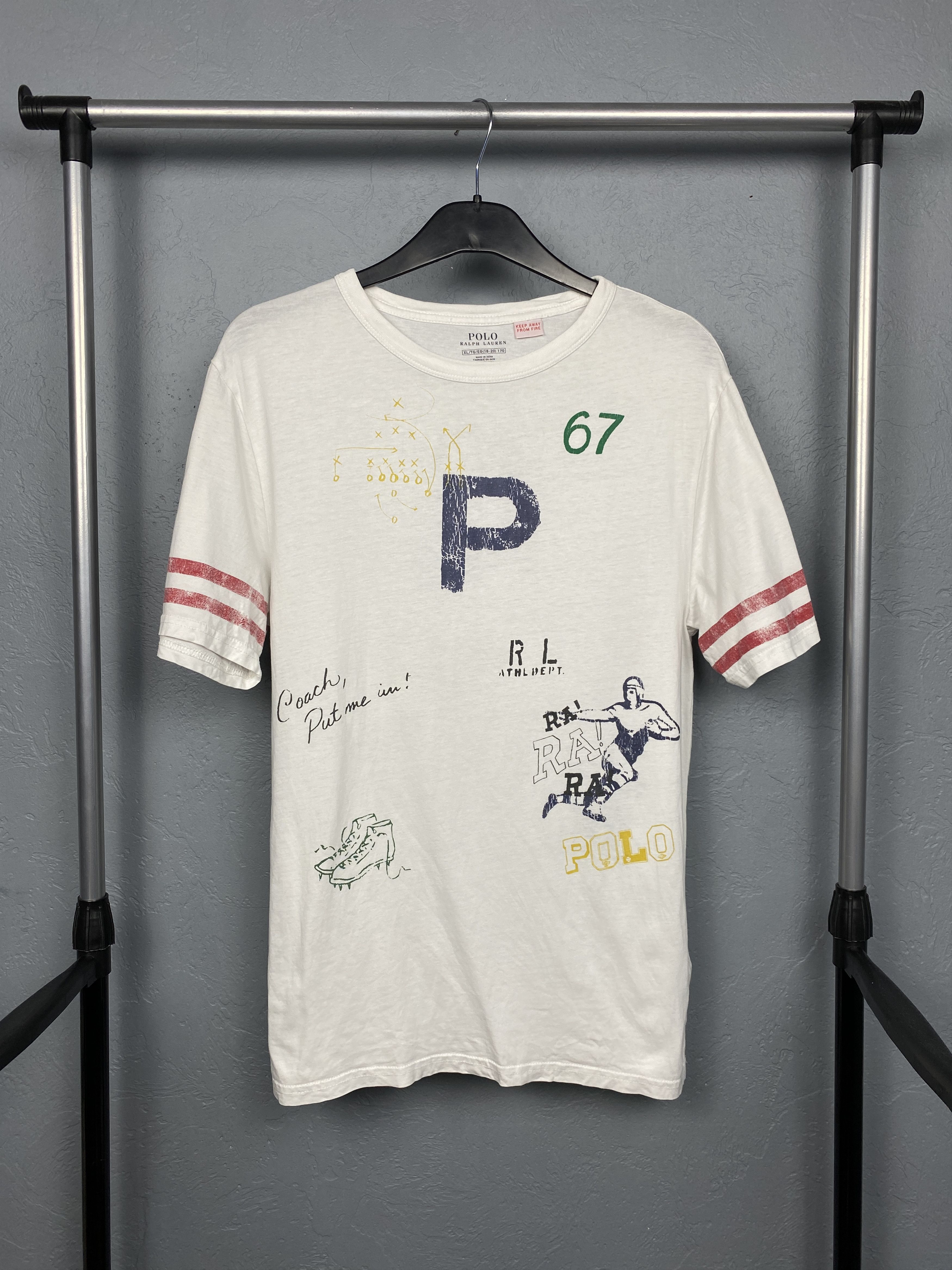 Polo Ralph Lauren Polo Ralph Lauren Vintage RL 67 Mens T-Shirt Y2K Tee Size US S / EU 44-46 / 1 - 1 Thumbnail