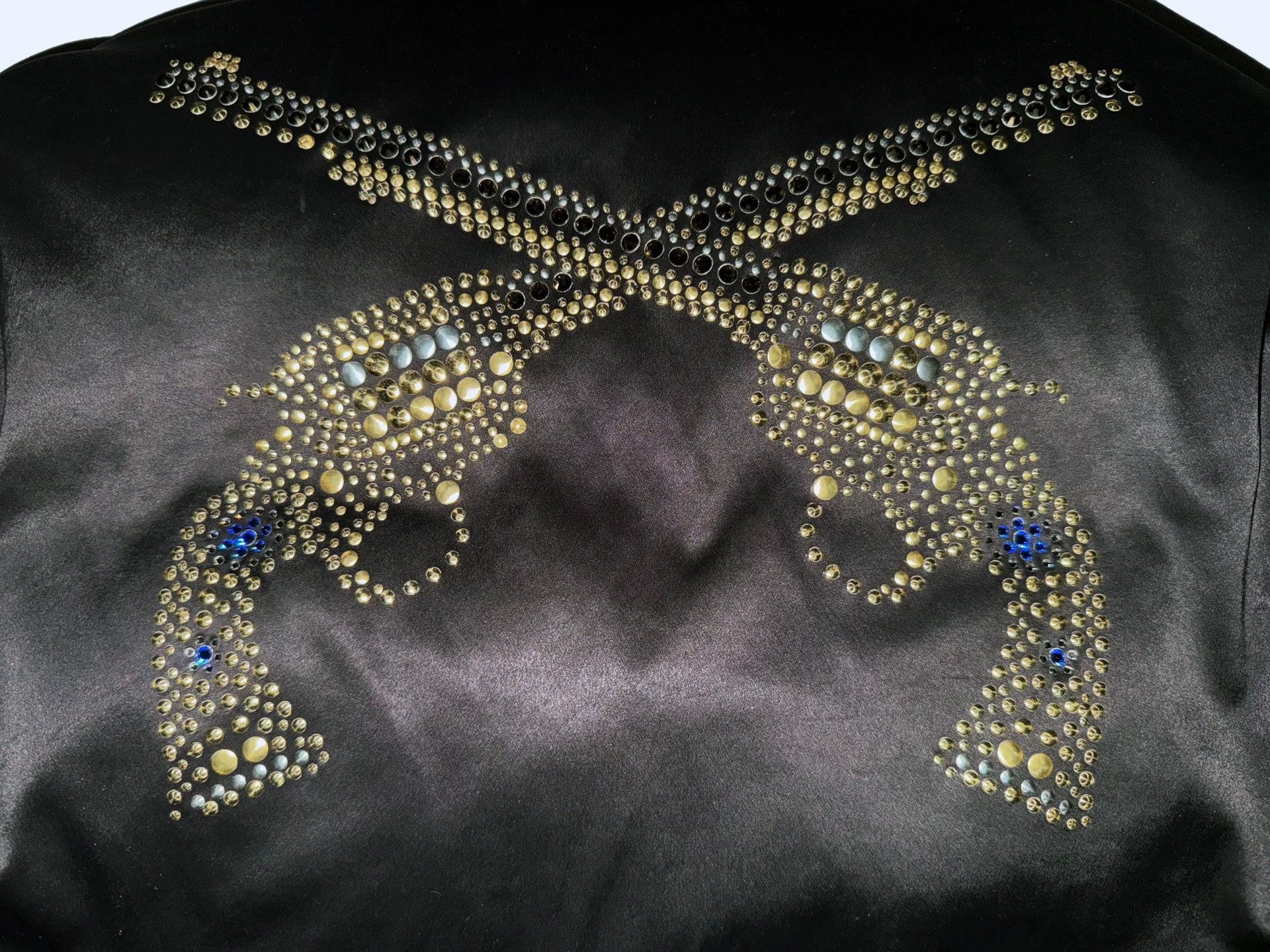 roarguns roar double gun crystal rivet gold triacetate slim fit 2 Size US M / EU 48-50 / 2 - 4 Thumbnail
