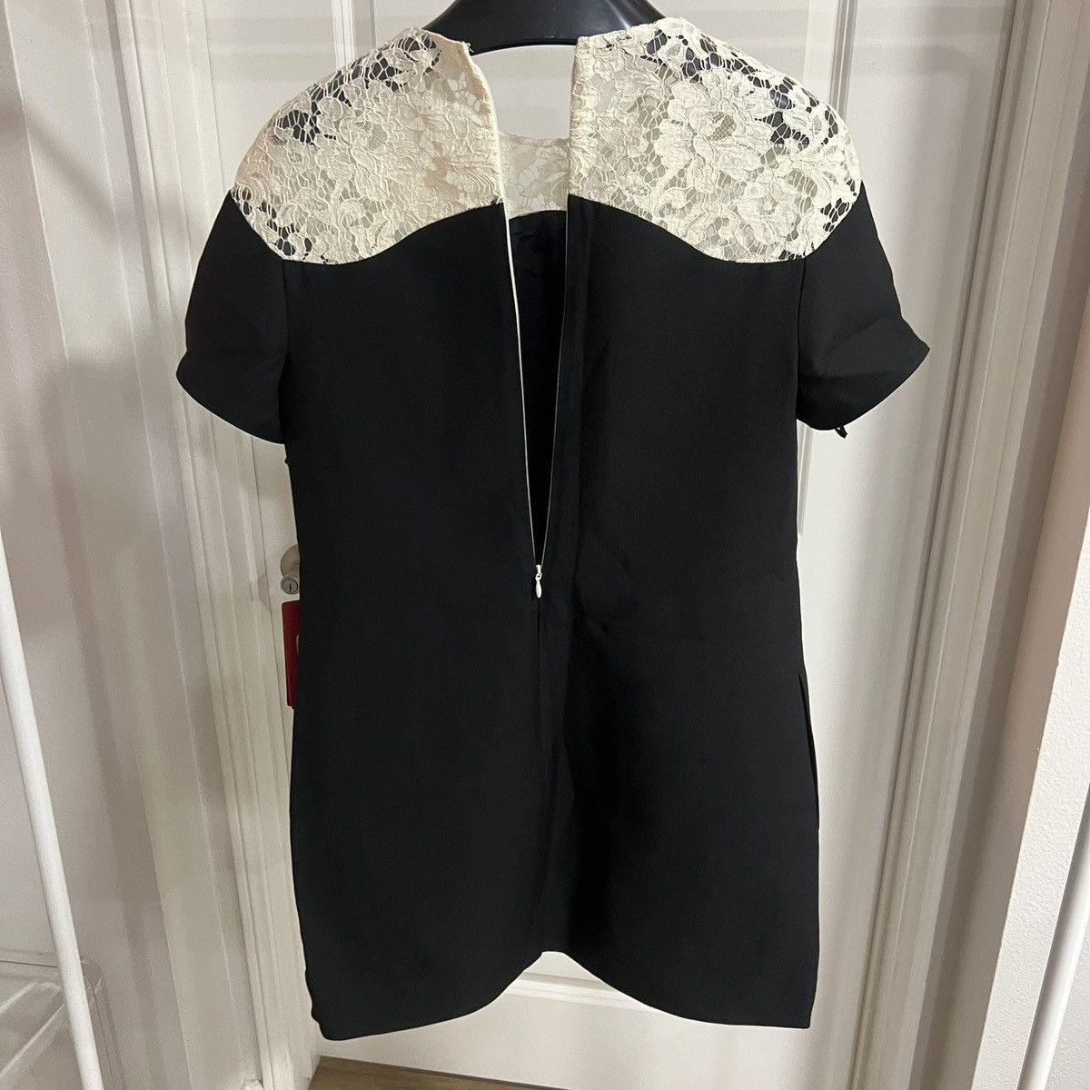 Valentino Valentino Crêpe Couture lace-trimmed minidress dress 40 (IT) Size S / US 4 / IT 40 - 7 Thumbnail