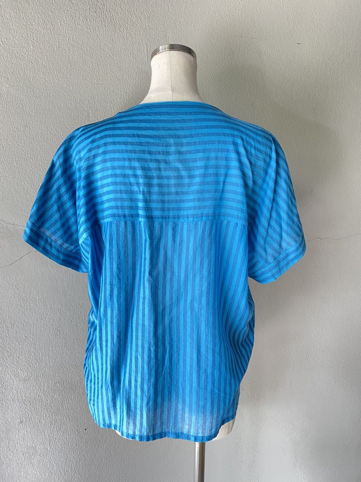 Dior Christian Dior Striped Blue blouse Size M / US 6-8 / IT 42-44 - 11 Thumbnail