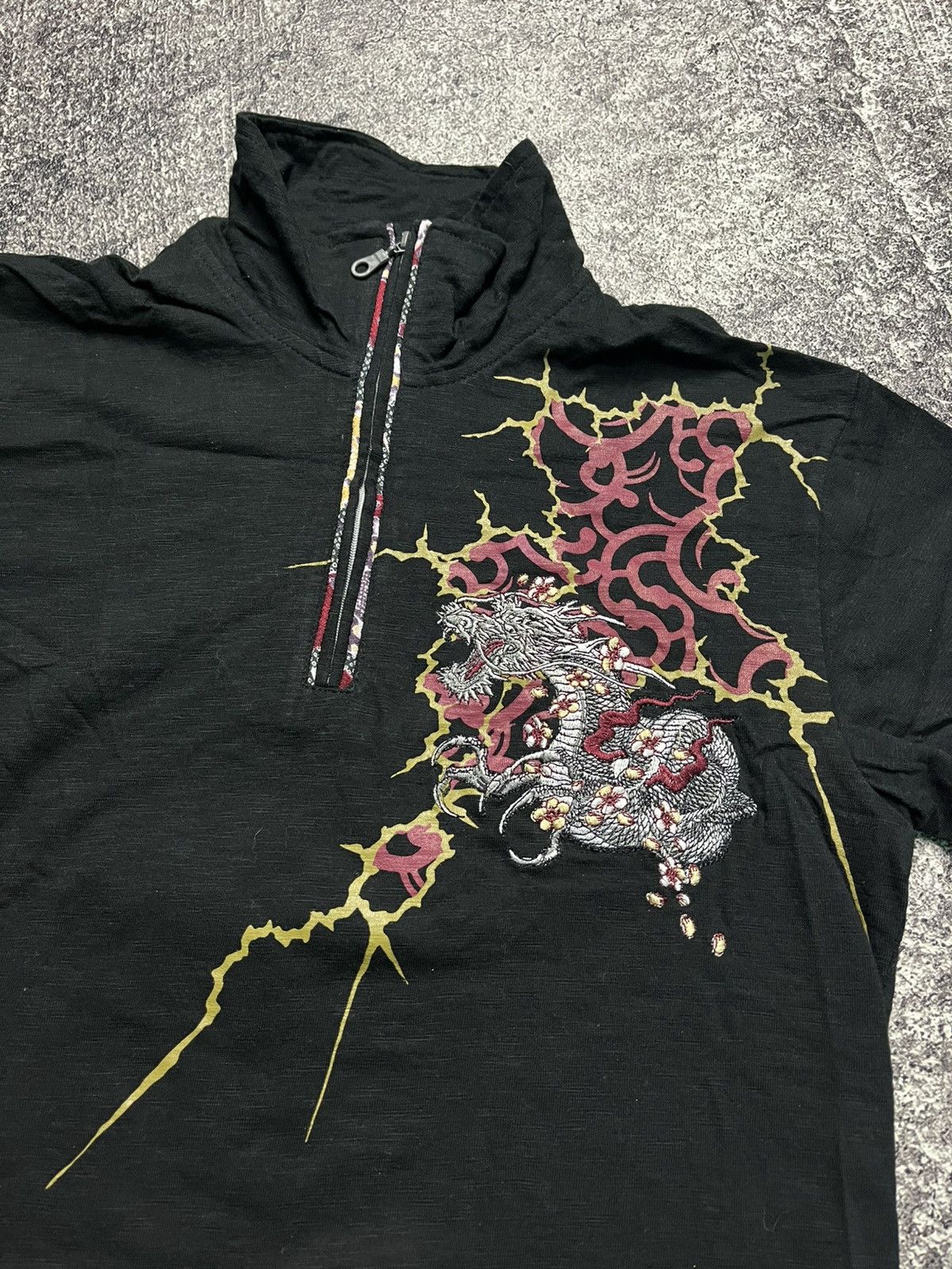 Bullet Noise Bullet Noise Dragon Sukajan Black T-Shirts Size US M / EU 48-50 / 2 - 4 Thumbnail