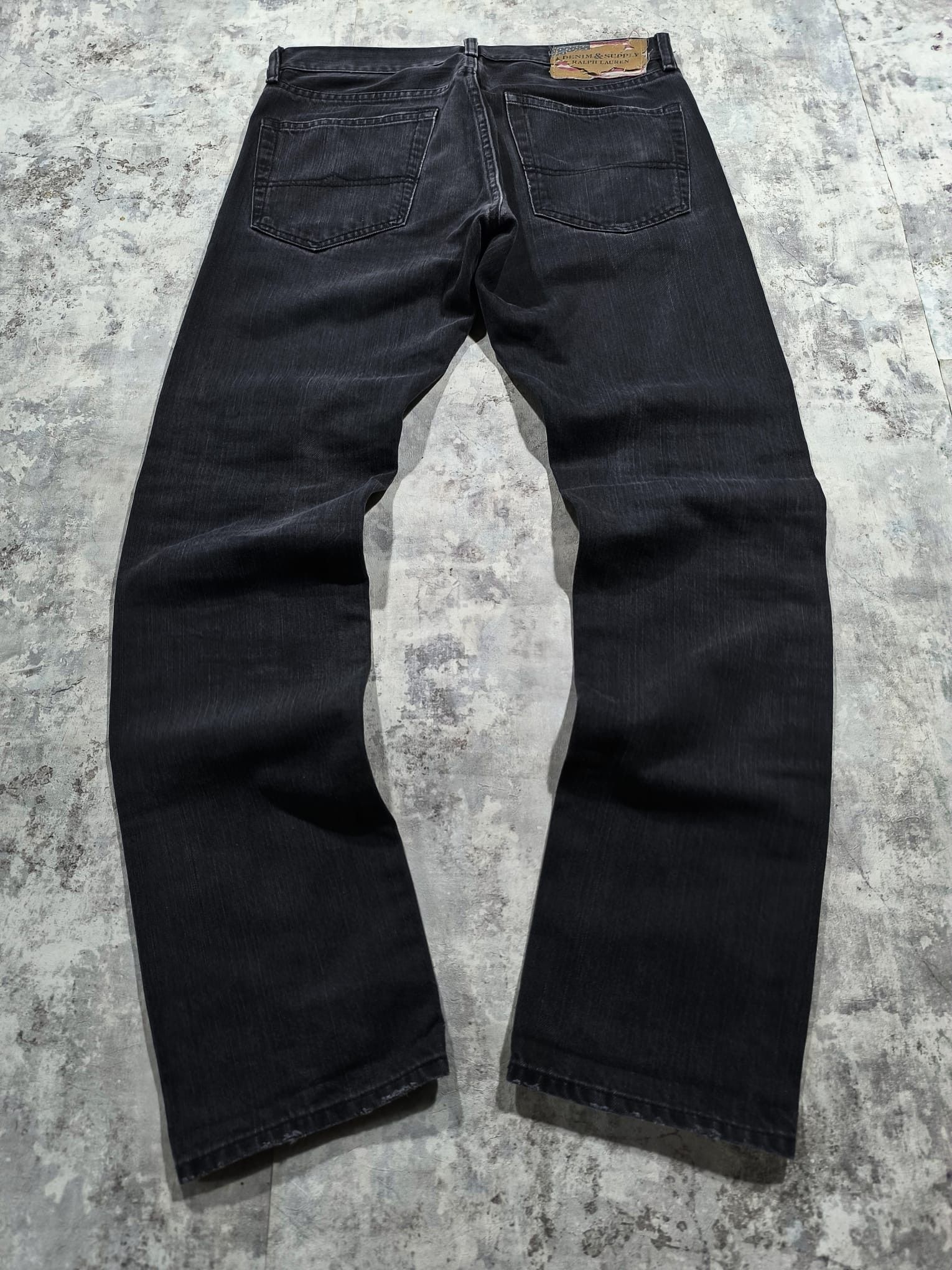 Denim & Supply Ralph Lauren Archival Slim Fit Denim Supply RL Black Faded Jeans Size US 32 / EU 48 - 3 Thumbnail