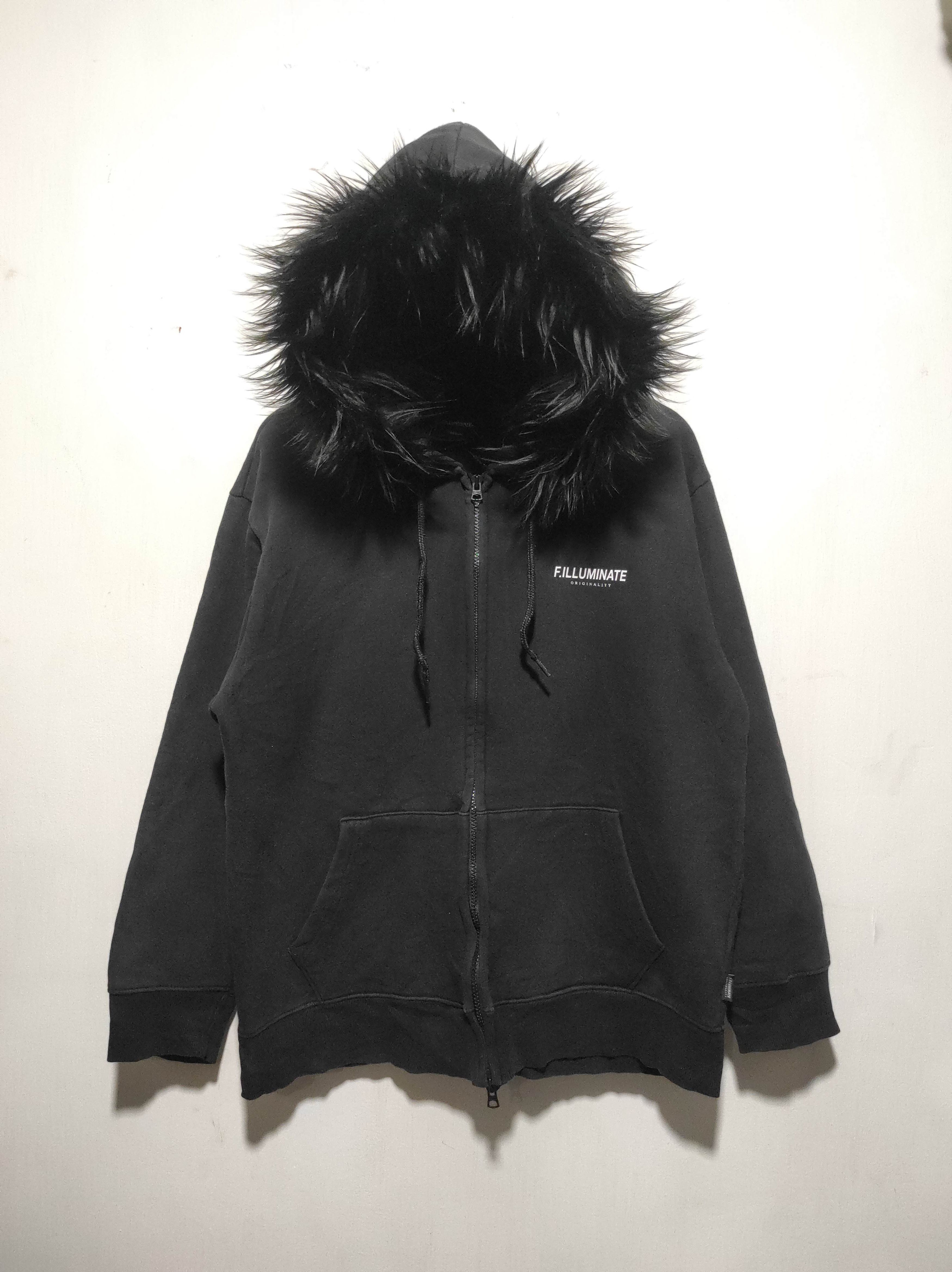 Japanese Brand F.ILLUMINATE Oversize Double Zipper Fur Hoodie LGB style Size US M / EU 48-50 / 2 - 3 Thumbnail
