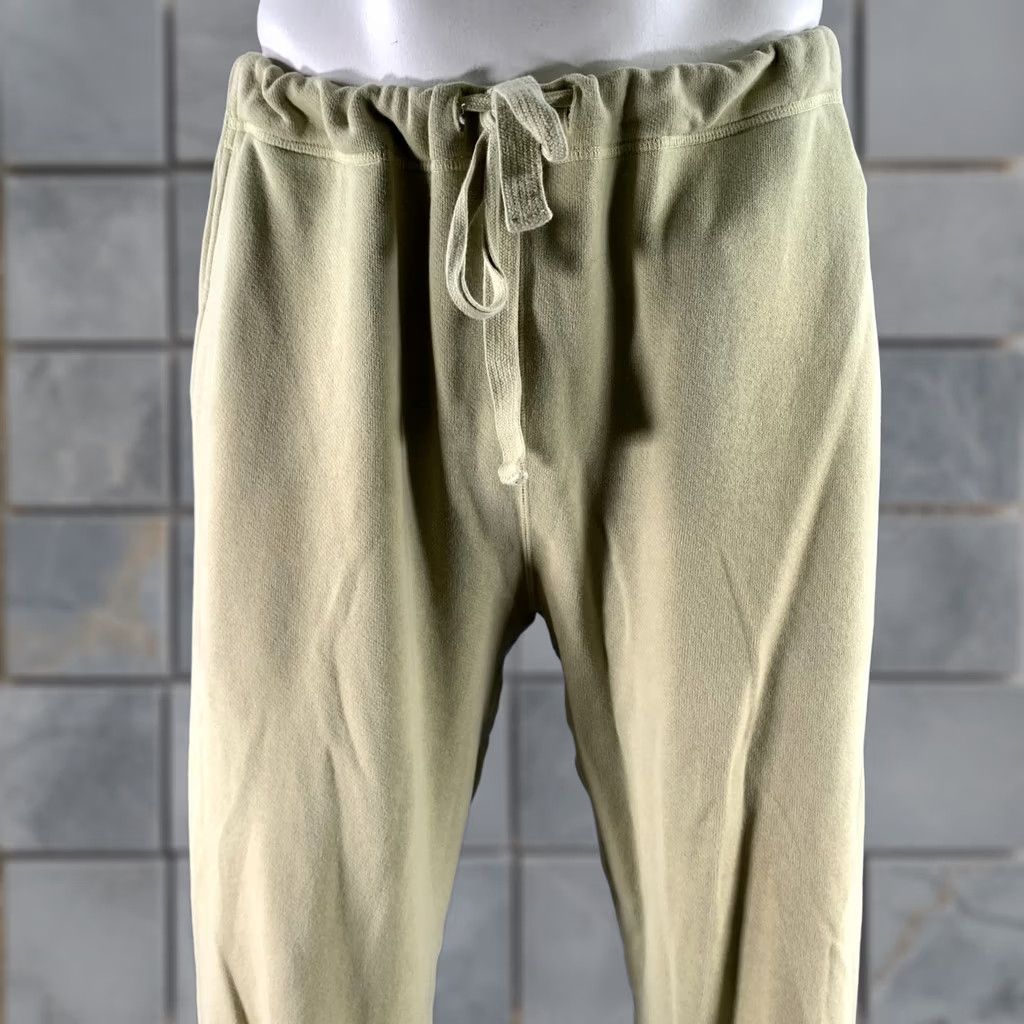 Visvim VISVIM Size M Green Washed Cotton Sweatpants Size US 31 - 1 Thumbnail