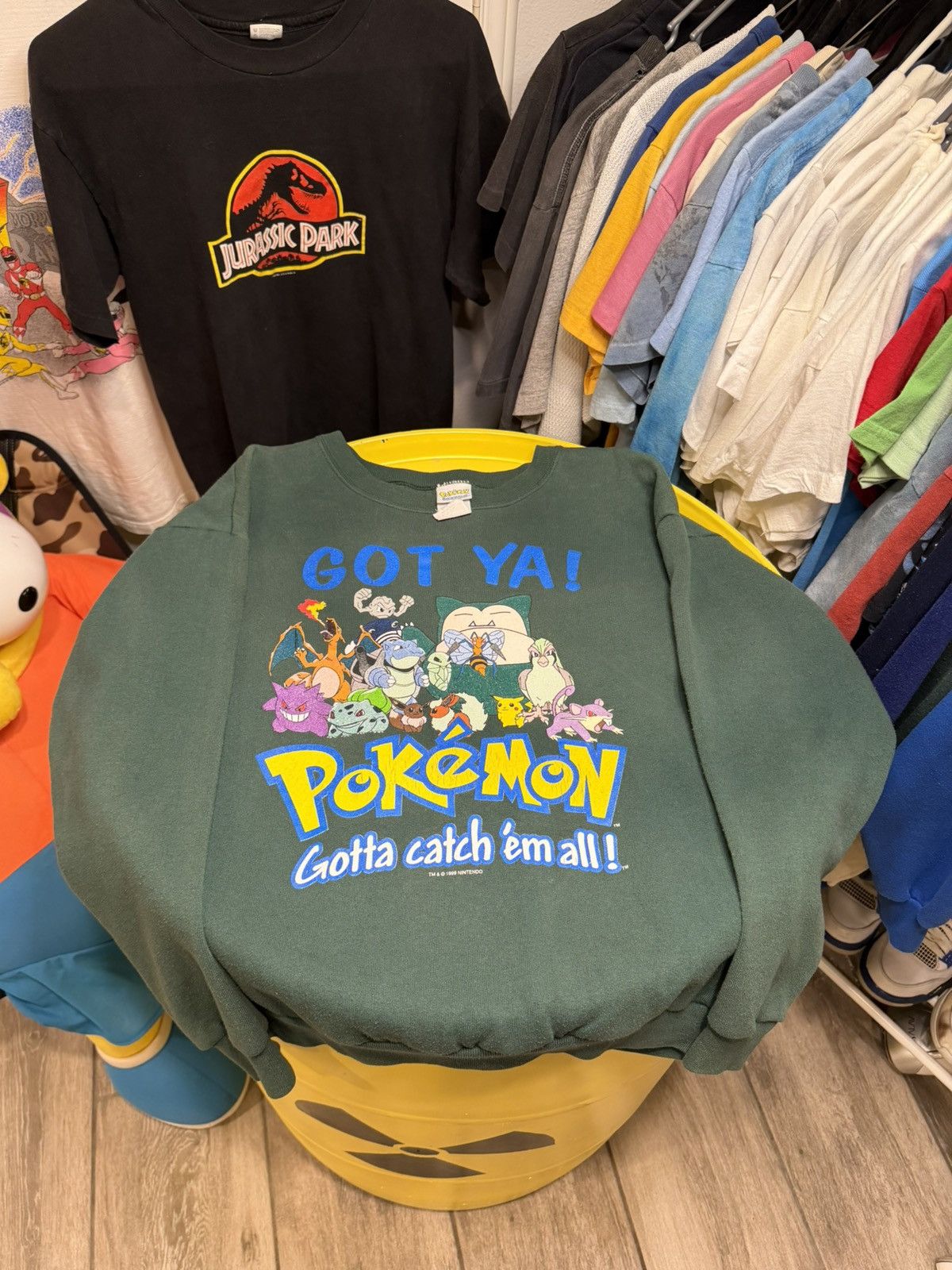 Vintage 1990s Pokémon crewneck Size US M / EU 48-50 / 2 - 3 Thumbnail