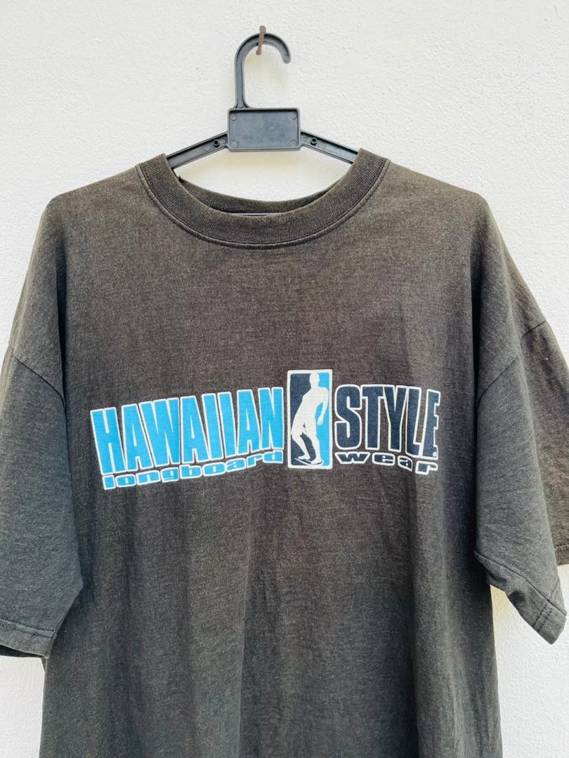Japanese Brand × Vintage Vintage 90s Hawaiian Longboard Streetwear Fashion Style Size US XL / EU 56 / 4 - 3 Thumbnail