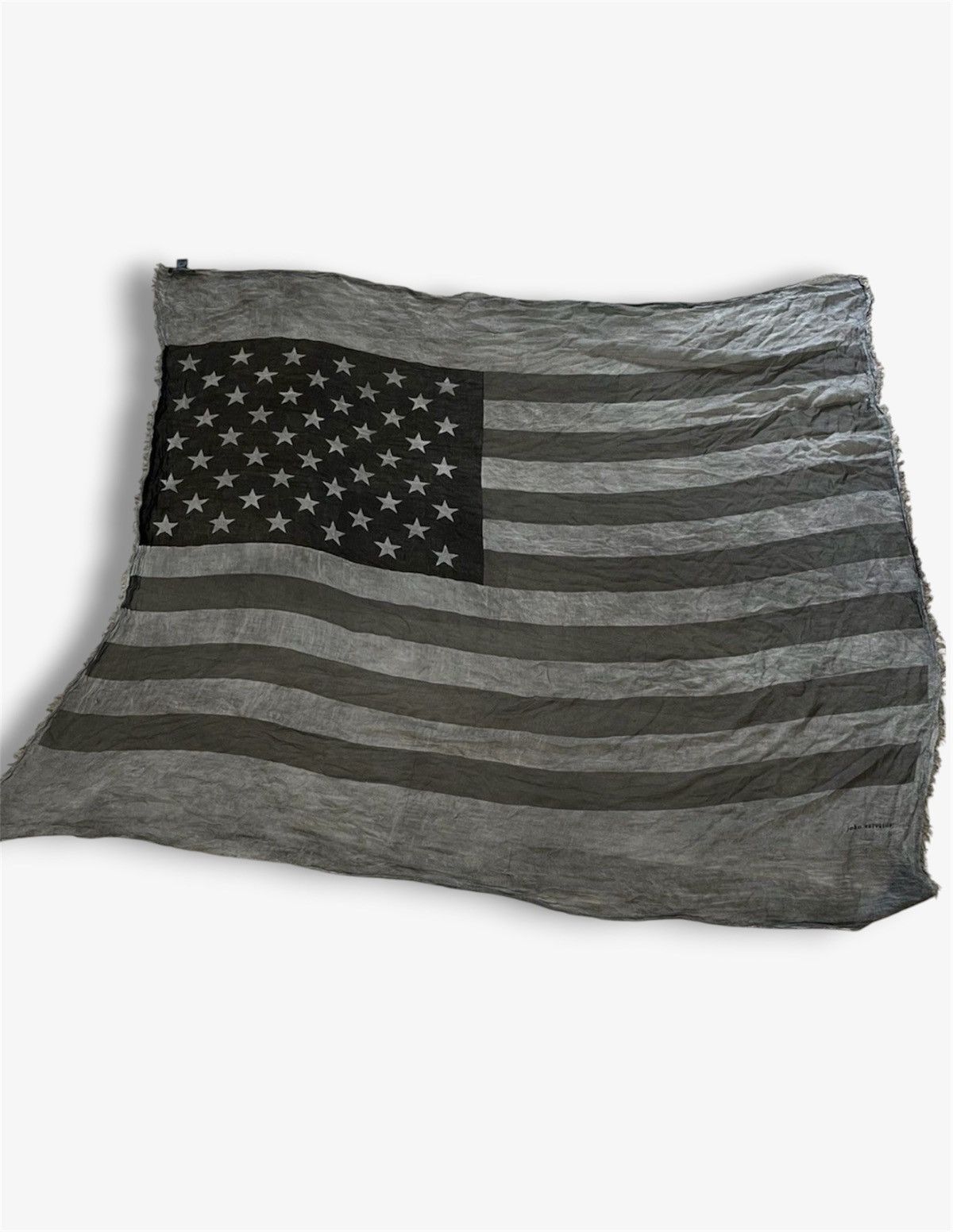 John Varvatos JOHN VARVATOS American Flag Fringe Scarf Runway Nettspend Size ONE SIZE - 2 Thumbnail