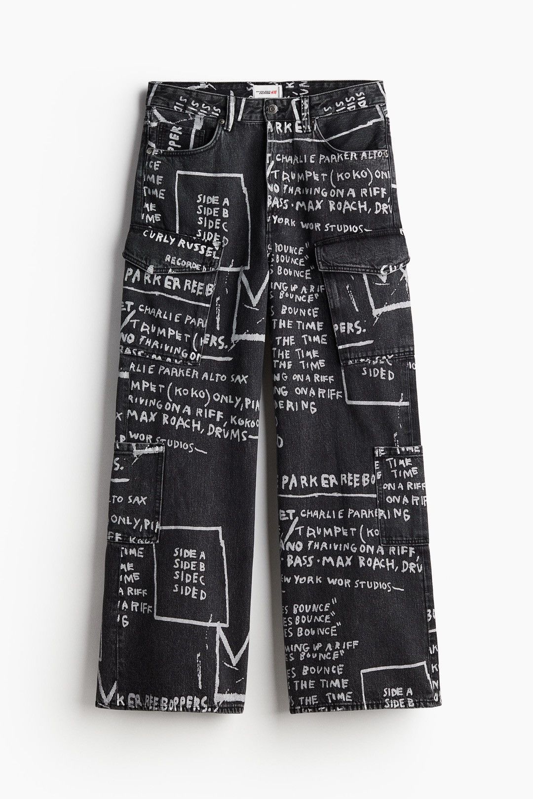 H&M × Jean-Michel Basquiat × Who Decides War Who Decides War Baggy denim jeans H&M x Basquiat x Ev&Tela Size US 32 / EU 48 - 22 Thumbnail