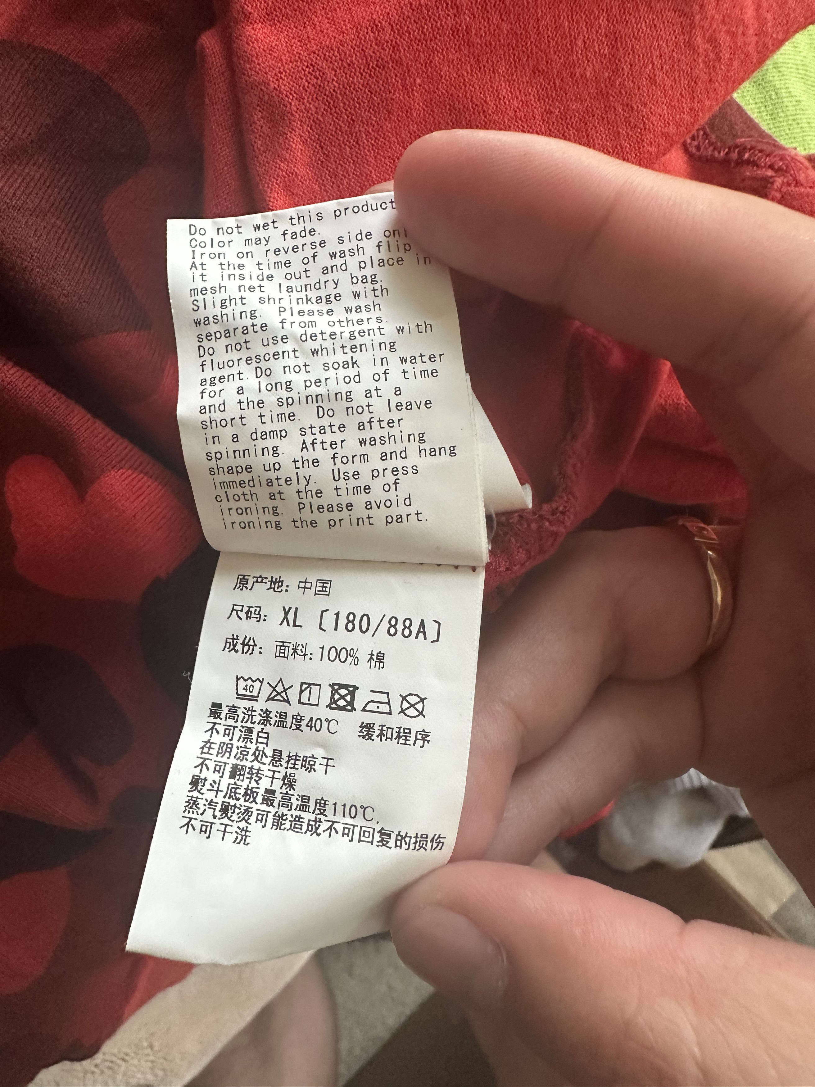 Bape Color Camo L/S Tee Size US M / EU 48-50 / 2 - 6 Thumbnail