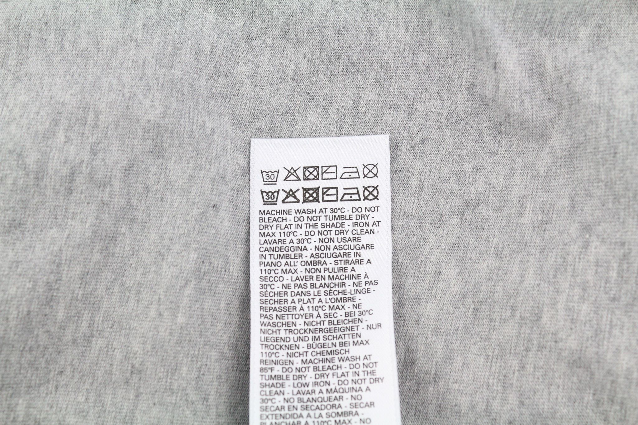 Diesel T-JUST-N45 M Crew Collar Melange Grey T-Shirt 40303 Size US M / EU 48-50 / 2 - 8 Thumbnail