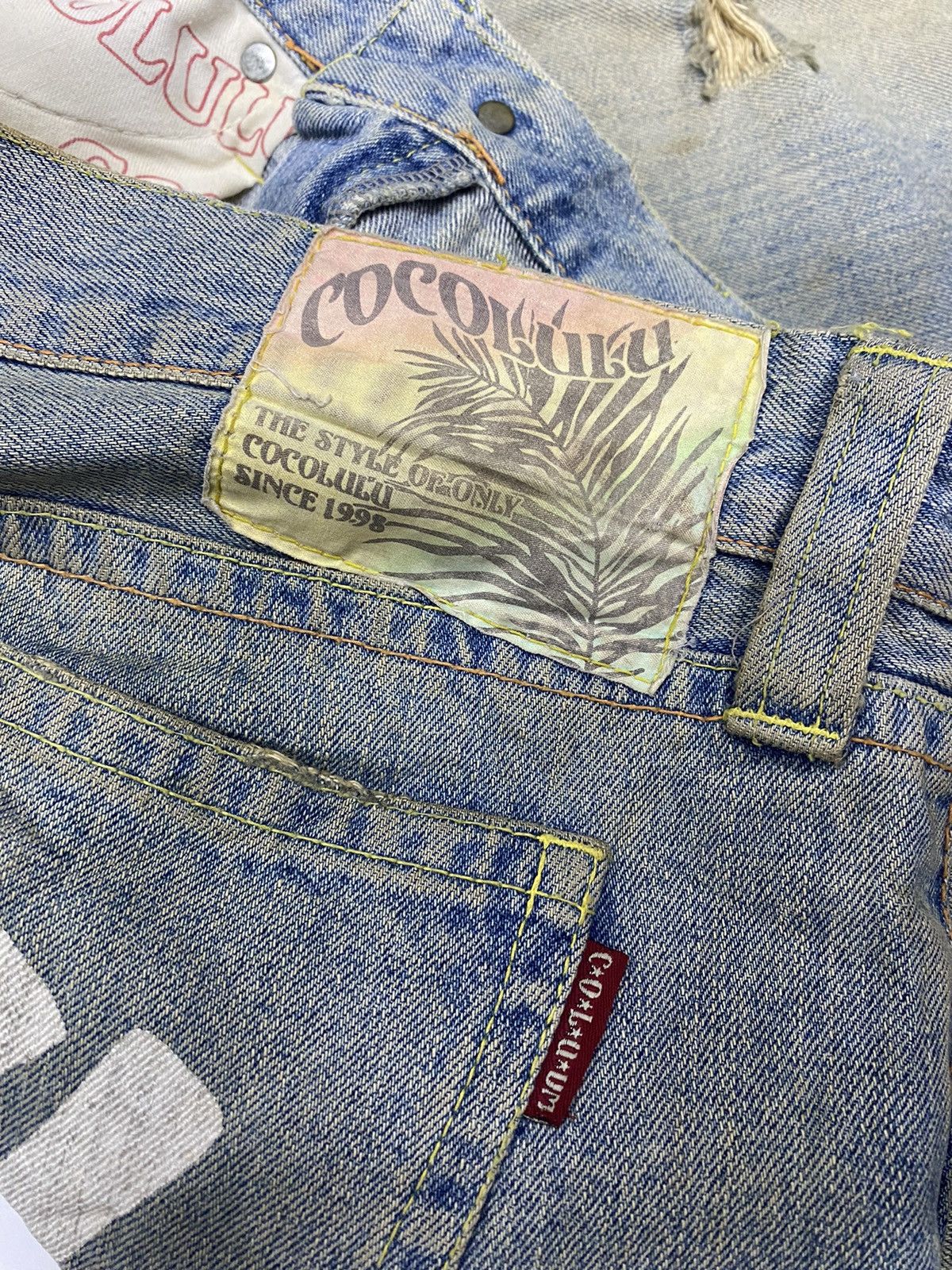 If Six Was Nine BAGGY JEANS DISTRESS MADE COCOLULU RUSTY BAGGY DENIM Size US 34 / EU 50 - 8 Thumbnail