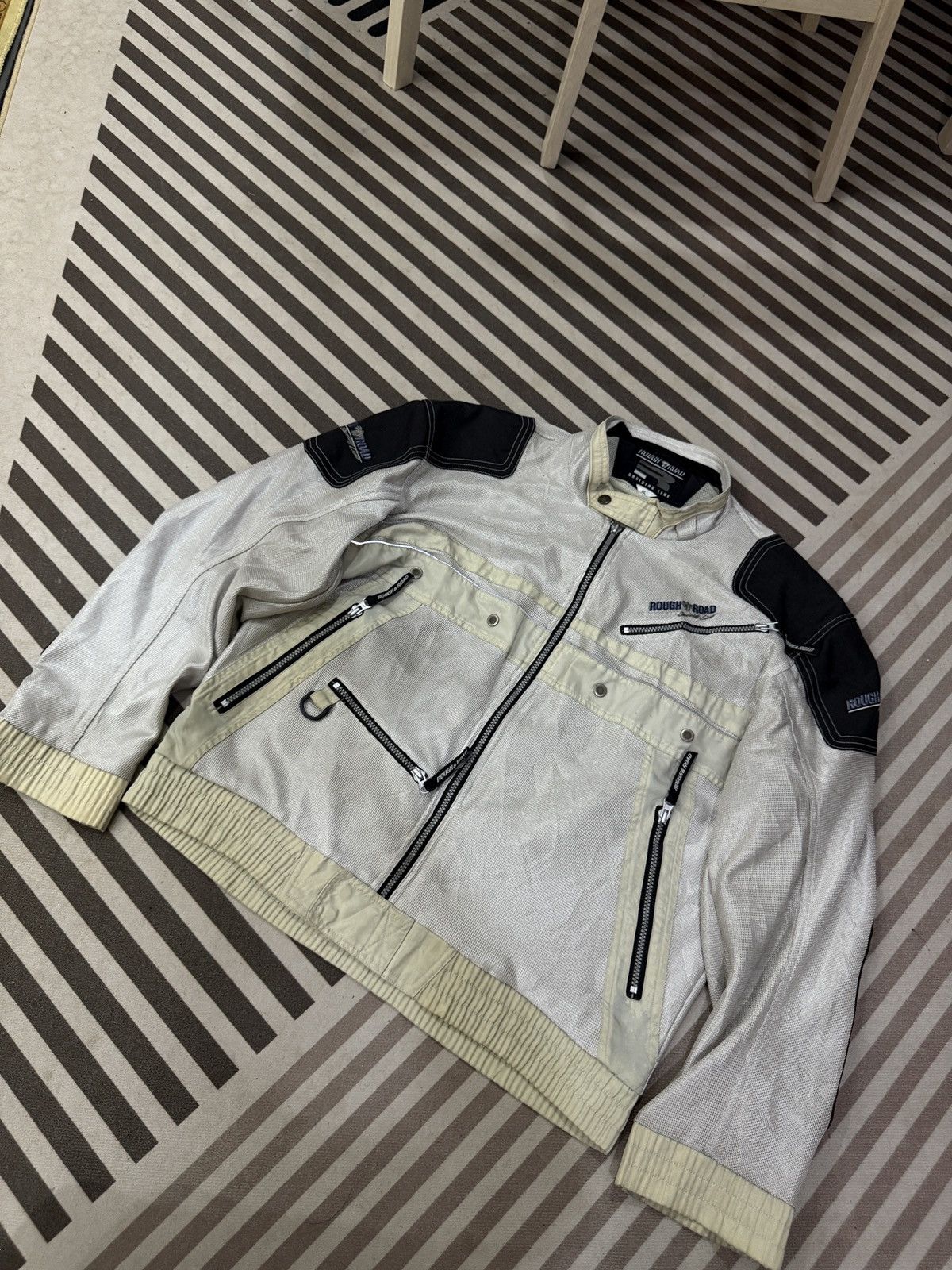 Japanese Brand 🔥🔥🔥ARCHIVE ROUGH & ROAD BIKER JACKET Size US L / EU 52-54 / 3 - 3 Thumbnail