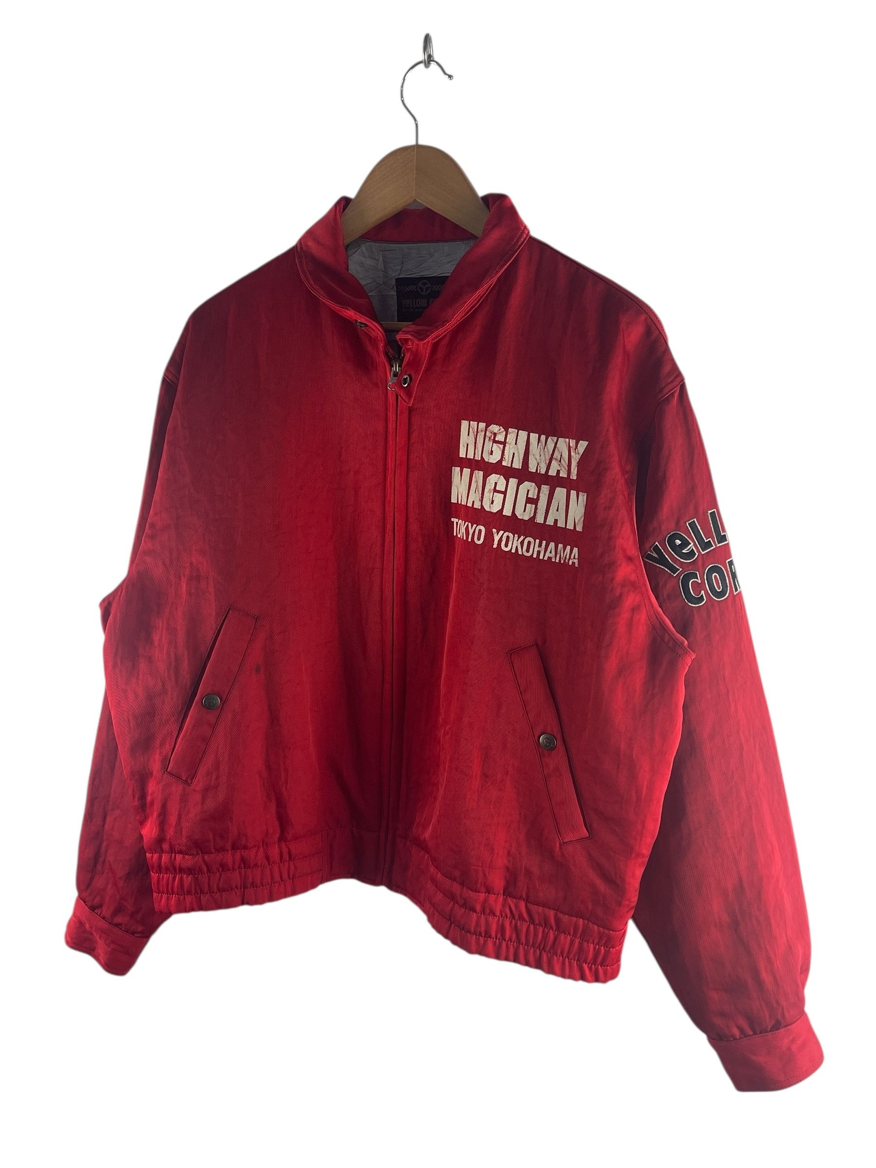 YELLOW CORN Vintage Yellow Corn Highway Magician Racing Jacket Red Size US L / EU 52-54 / 3 - 4 Thumbnail