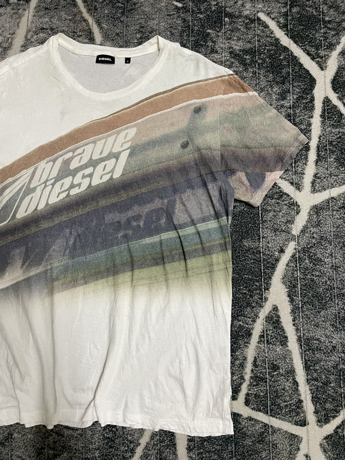 Diesel × Vintage DIESEL BRAVE TEE Size US L / EU 52-54 / 3 - 3 Thumbnail