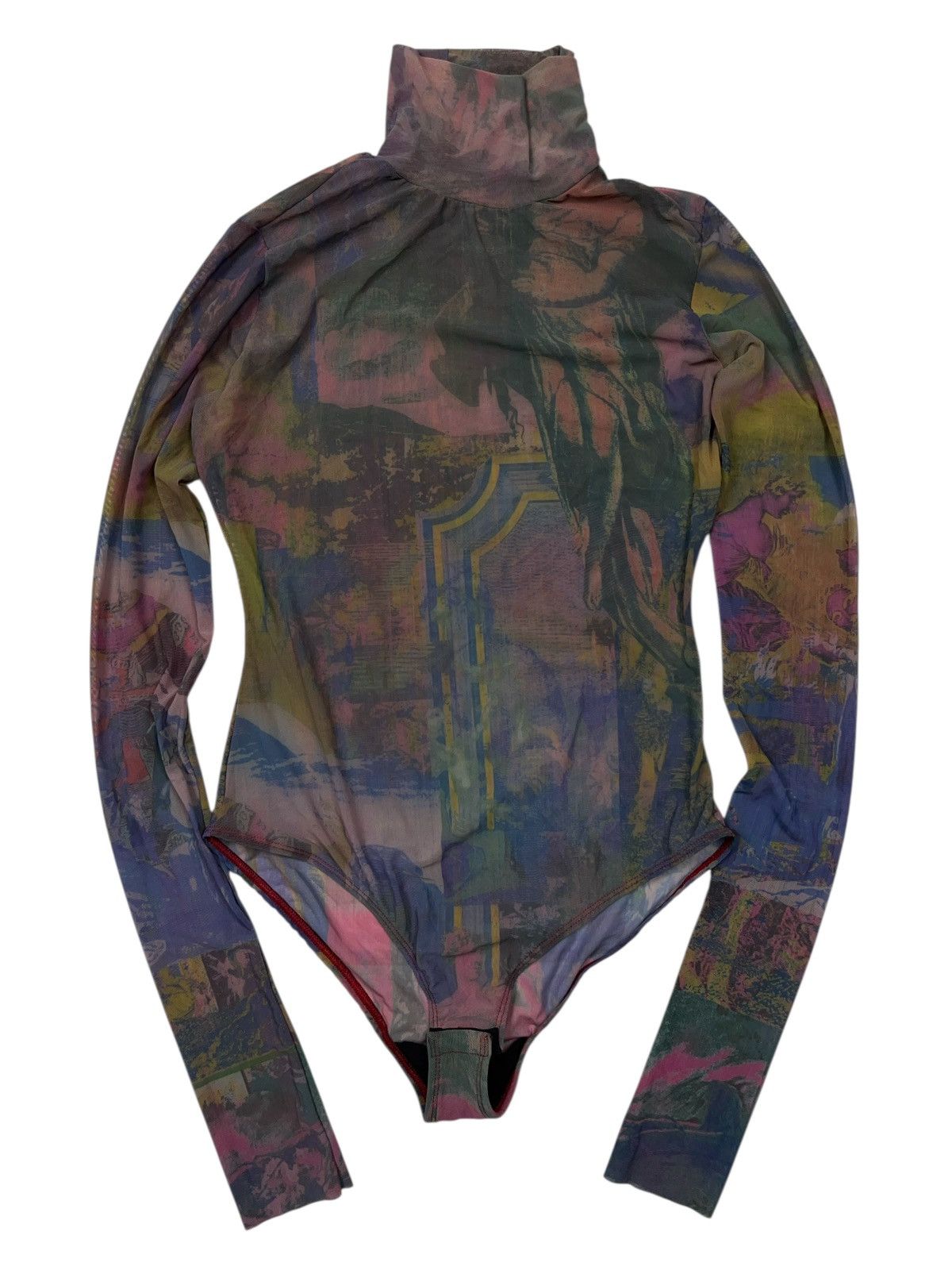 Diesel Diesel Bodysuit Mesh Art Turtle Neck Size S / US 4 / IT 40 - 1 Thumbnail