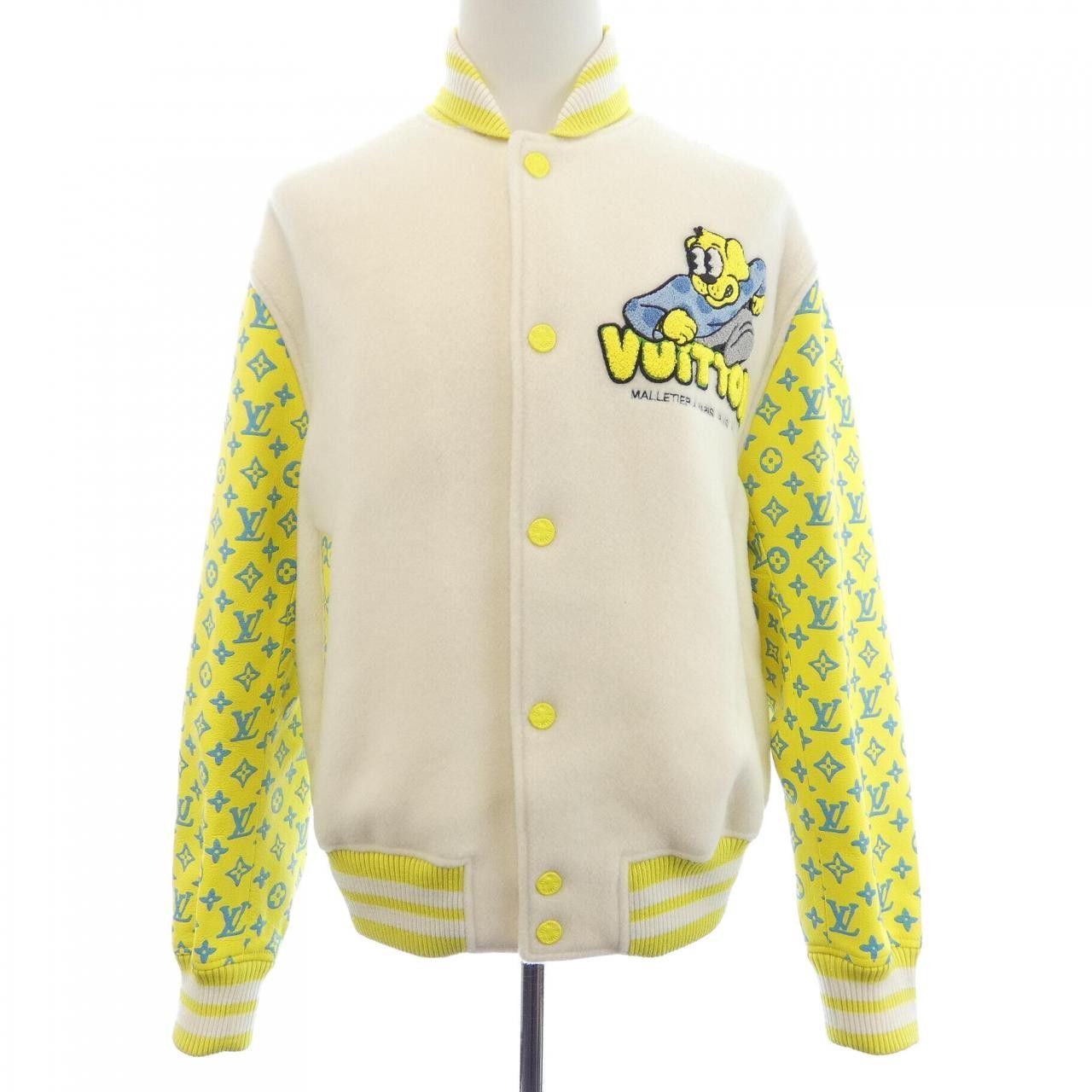 Louis Vuitton Louis Vuitton Louis Vuitton Monogram Playground Varsity Blouson Textile Outerwear HOL62EYJ3 DUTY FREE for USA Size ONE SIZE - 1 Thumbnail